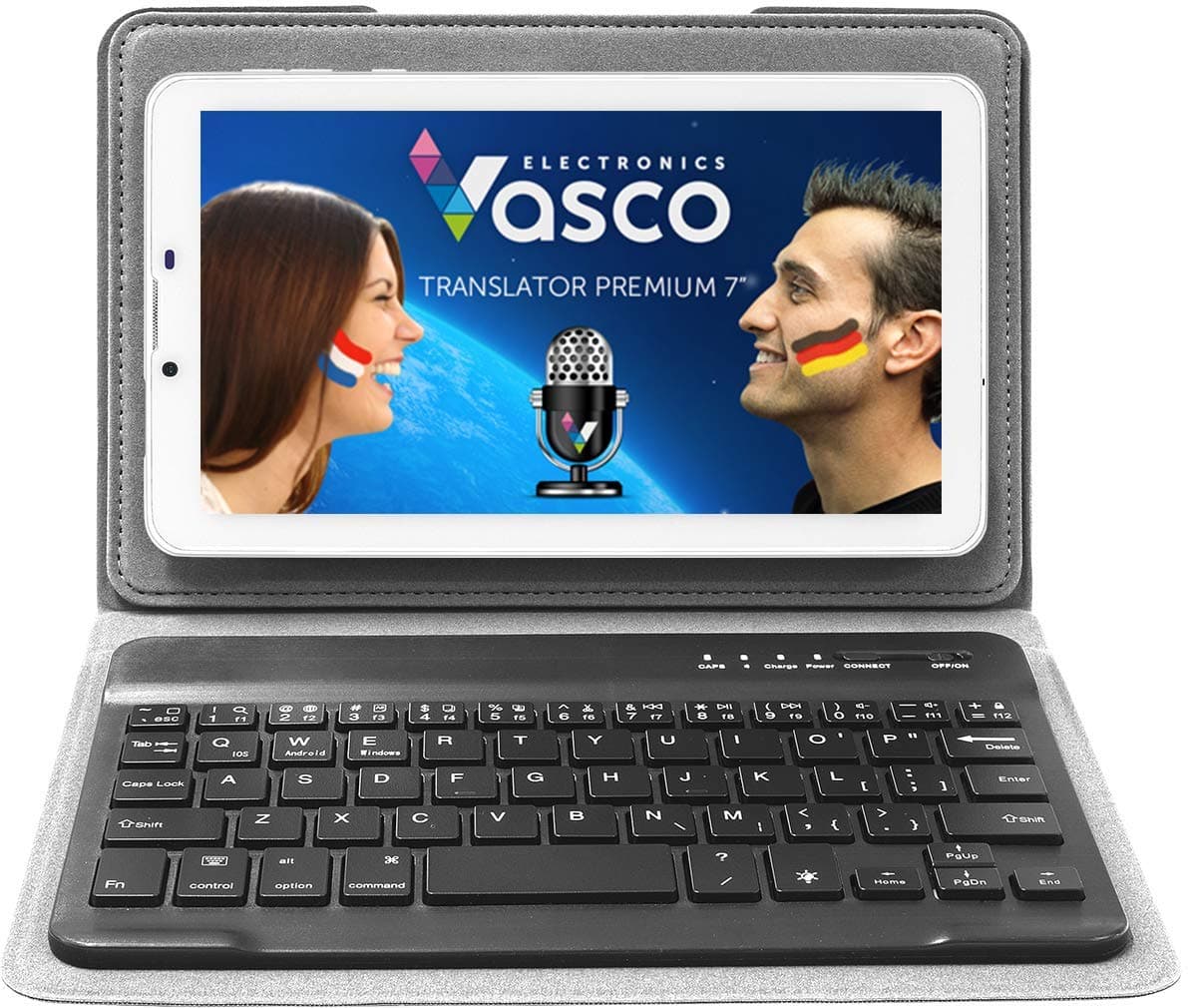 Vasco Translator Premium 7" + Keyboard: Electronic Voice Translator with Comfortable Keyboard