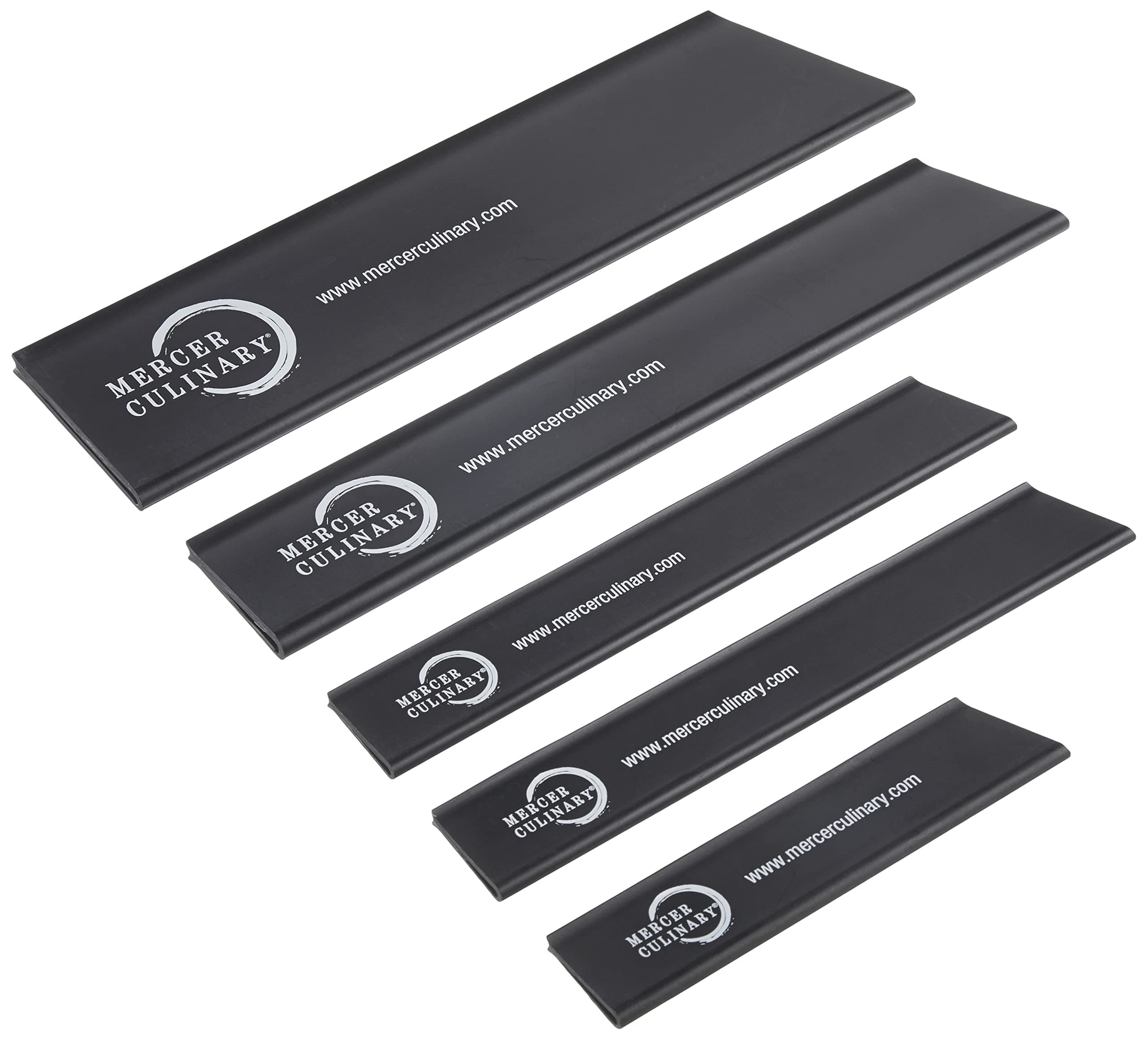 Mercer Culinary Cutlery 5-Piece Knife Guard Set, Multiple Sizes, Black