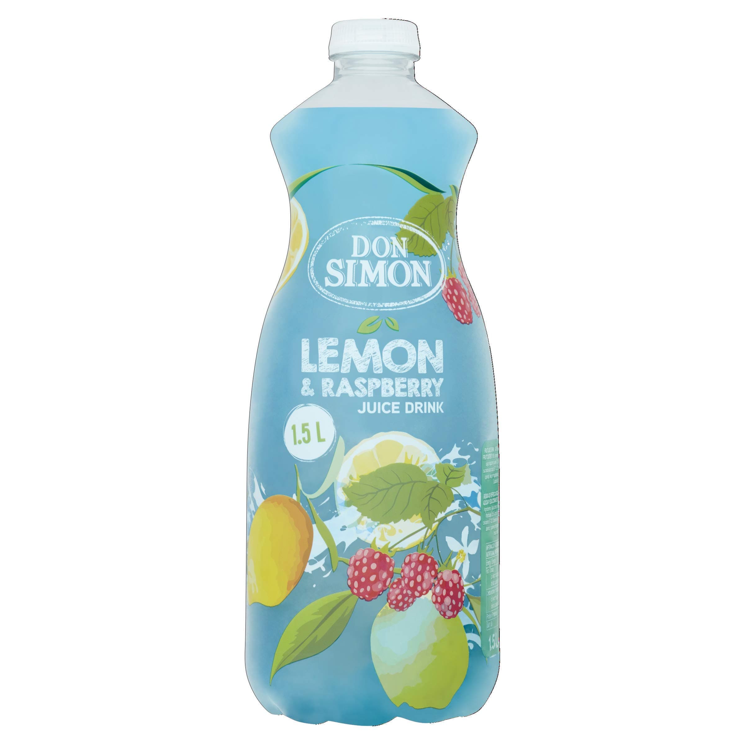 Don Simon Lemon & Raspberry Juice Drink 6 Bottles of 1.5 Litre