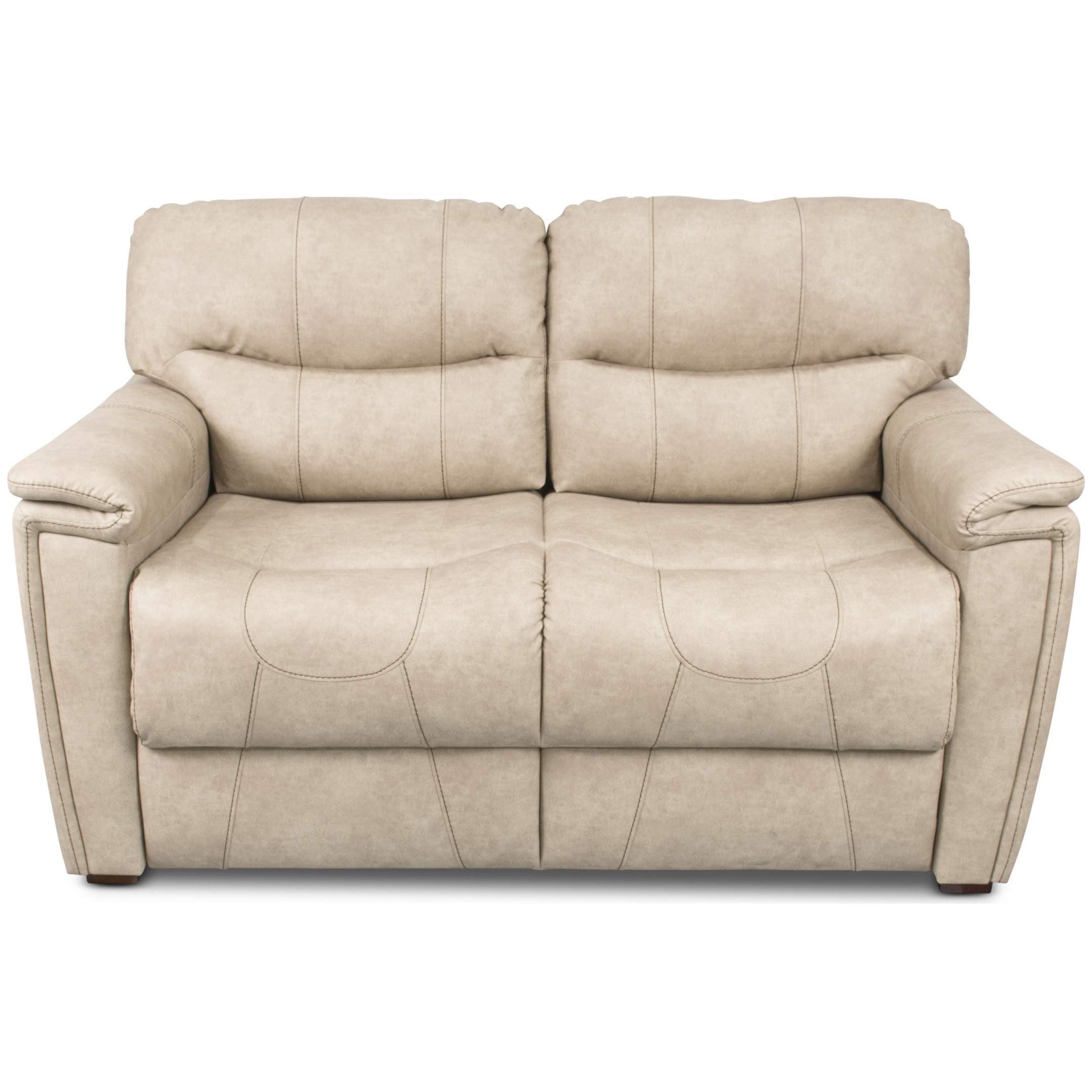 Thomas Payne 68" Tri-Fold RV Sofa, Grantland Doeskin, 67.5" W x 34" D x 38" H, Foldout Hide-a-Bed-Style Convertible Sleeper Couch, Residential Comfort, High-Density Foam, PolyHyde Upholstery