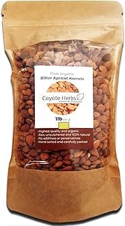 Apricot kernels/natural/organic/raw/bitter apricot kernel seeds/Vitamin b17/Certified/ 1 POUND (16 OZ)