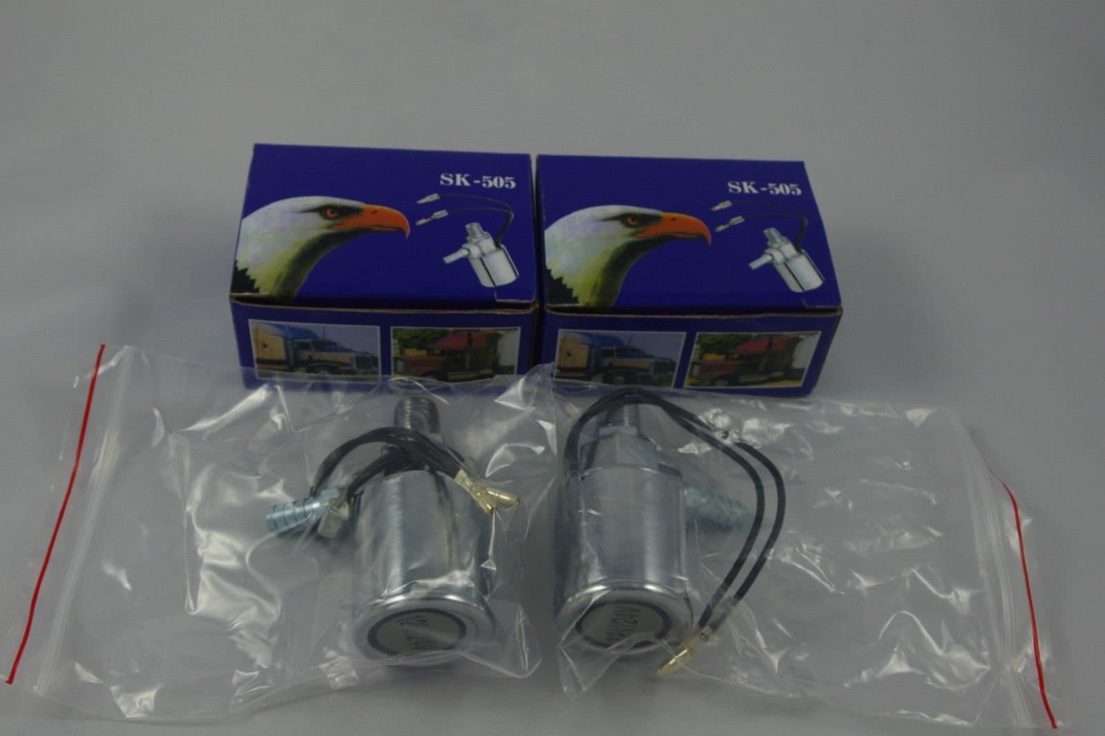 New Model 2017 2 PCS 1/4" Train Air Horn Electric Solenoid Valve Heavy Duty 12V/24V New 2PCS