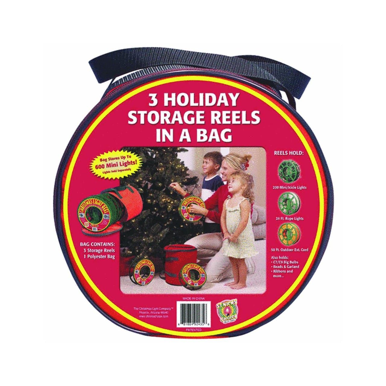 Christmas Light Company Storage Bag Red