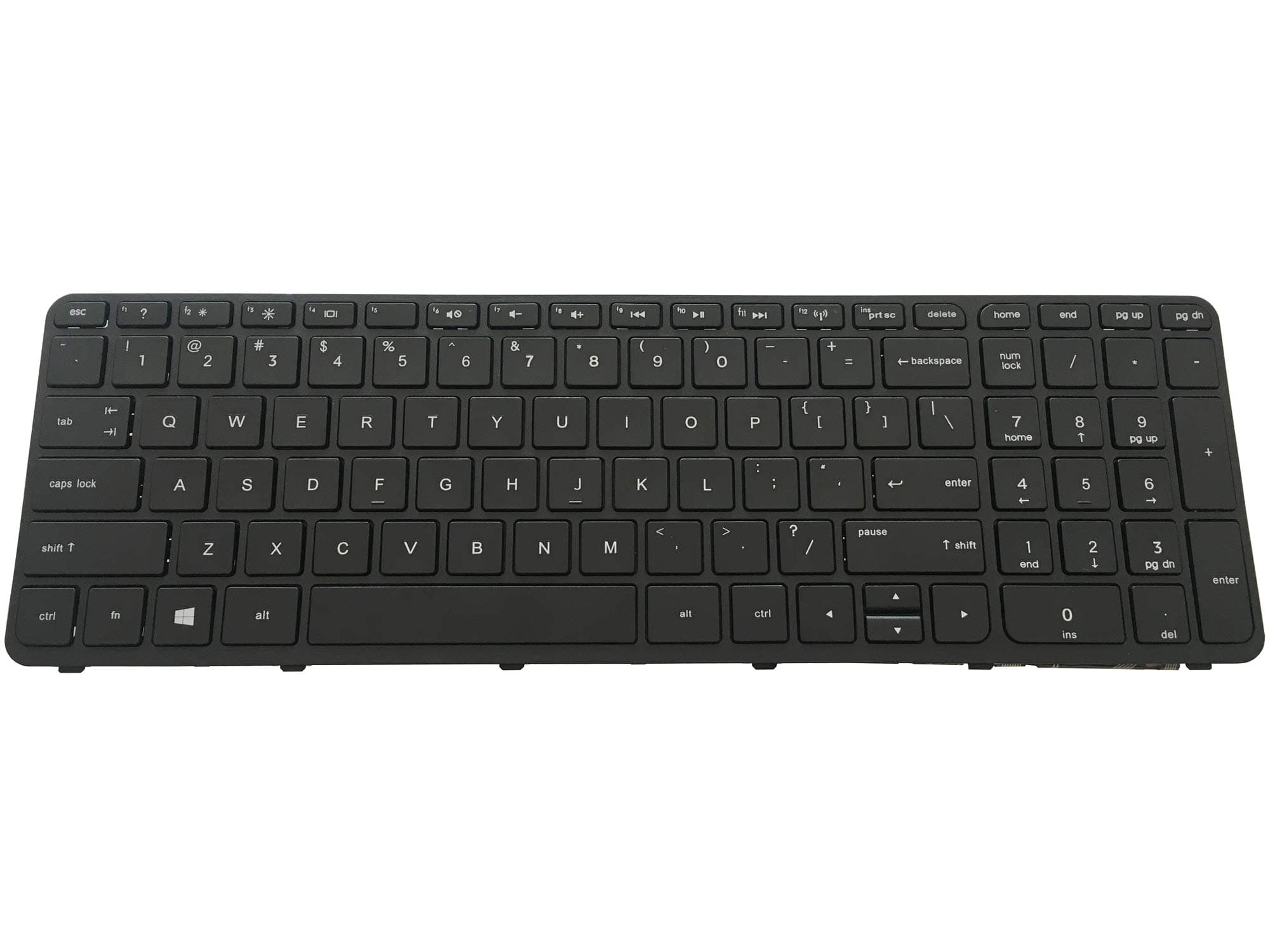 Laptop Keyboard for HP Pavilion 17-e 17-e000 17-e100 17-e040us 17-e049wm 17-e019dx 17-e112dx 17-e113dx 17-e116dx 17-e117dx 17-e010us 17-e020us 17-e046us US keypad with Frame