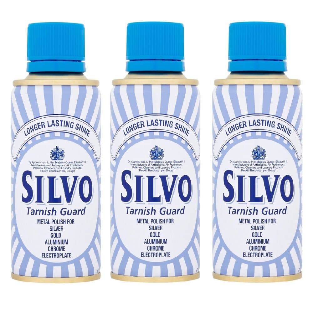 Silvo Tarnish Guard Silver Polish Liquid - 175 Ml Pack Of 3
