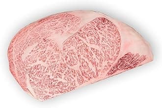 A5 Japanese Wagyu Ribeye Steaks - Premium A5 Grade 100% Wagyu Beef, Gourmet Food Featuring Exquisite Beef Ribeye from Miyazaki, Hokkaido, Kagoshima, Kobe Japan (24 oz)