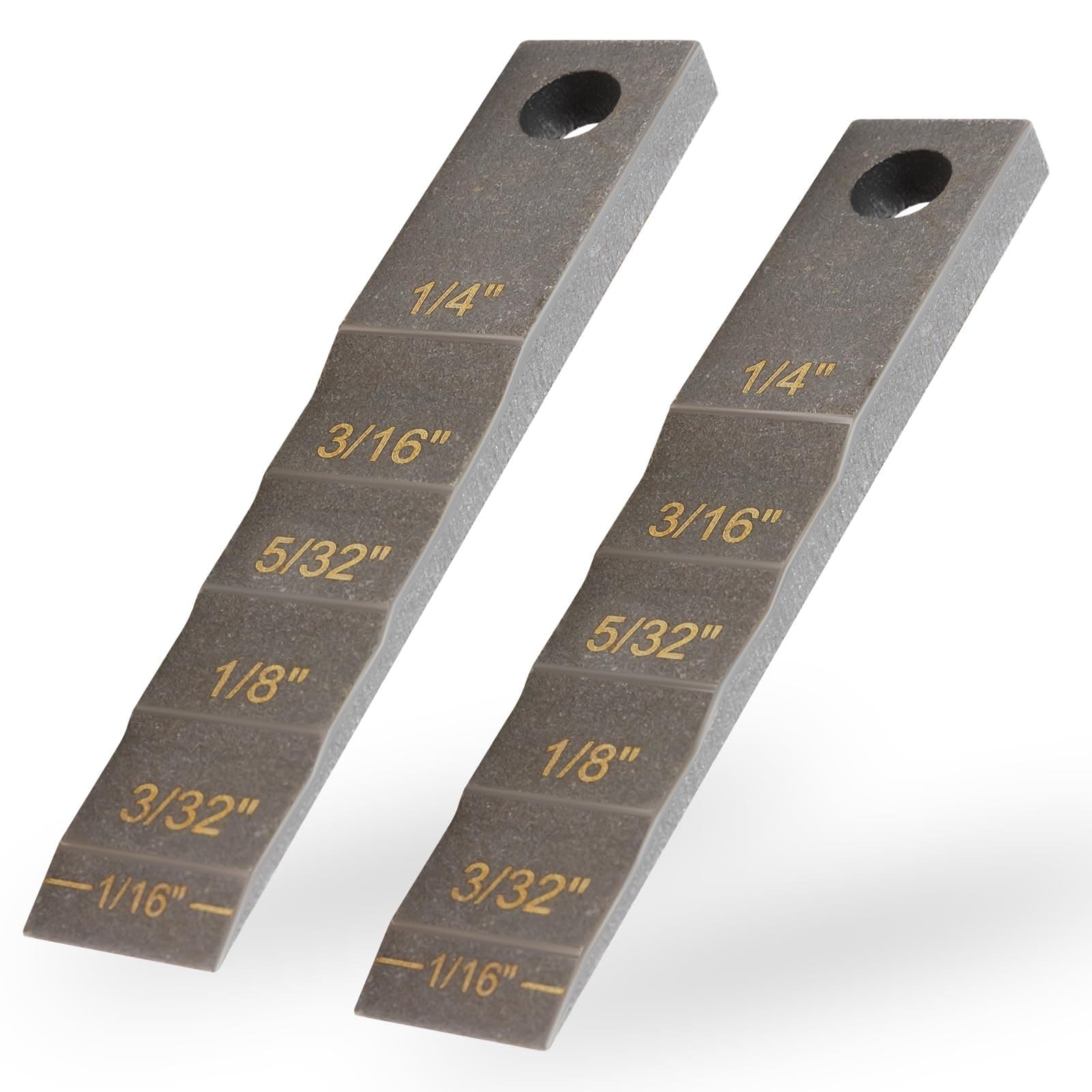 2 PCS 2130 Small Pipe Spacer Wedge Stepped Guage, (3/4" x 4"), Fit for Pipe Spacing Welding