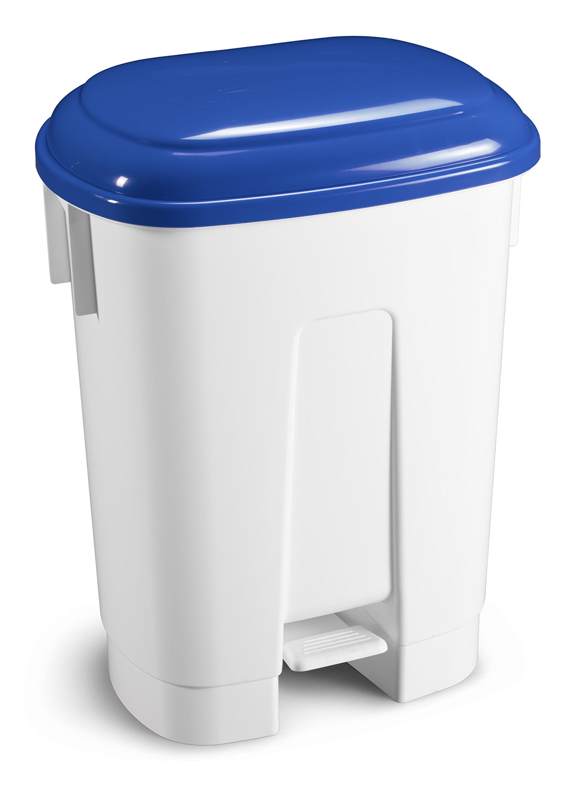 00005692 Derby Polypropylene Container, Cover, Blue, 60 Litres White