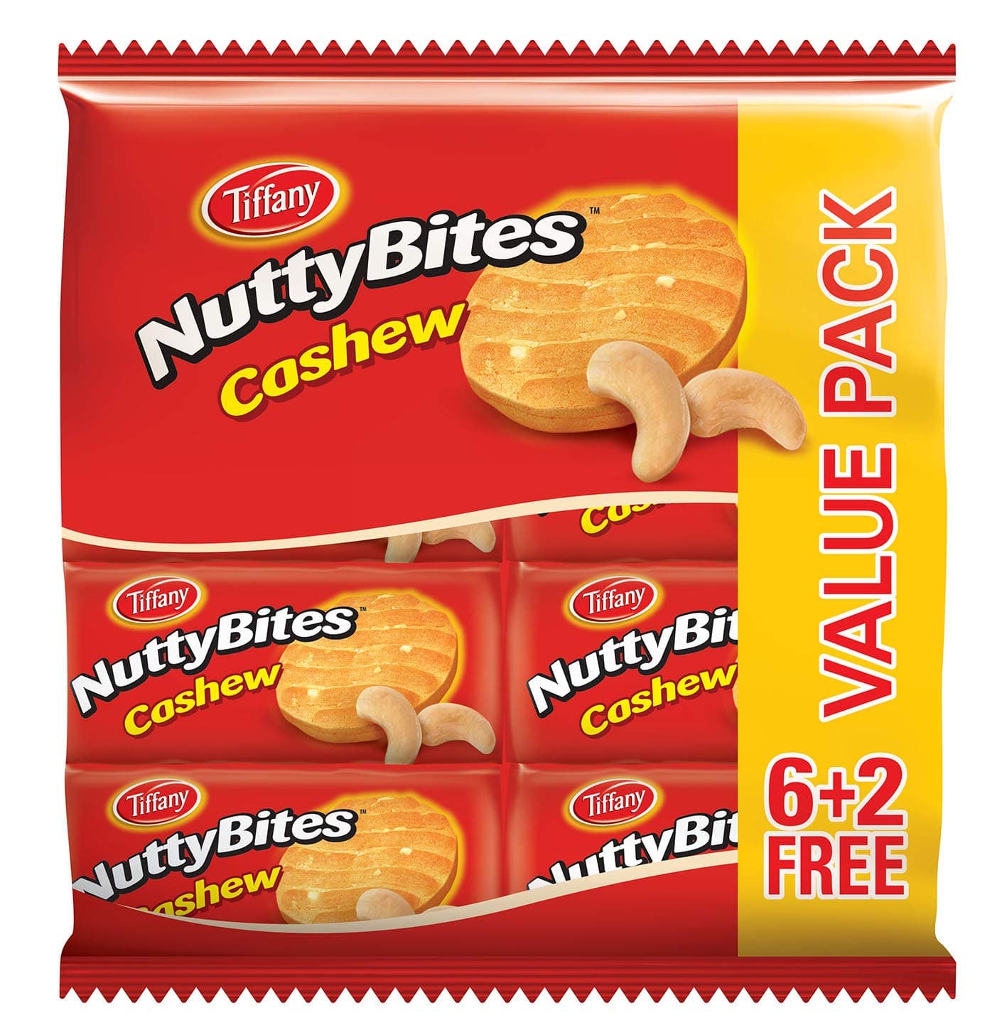 Nutty Bites Cashew, 8x72g