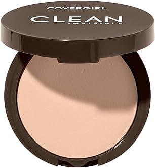 A Clean Invisible Pressed Powder, Lightweight, Breathable, Vegan Formula, Creamy Natural 120, 0.38 oz