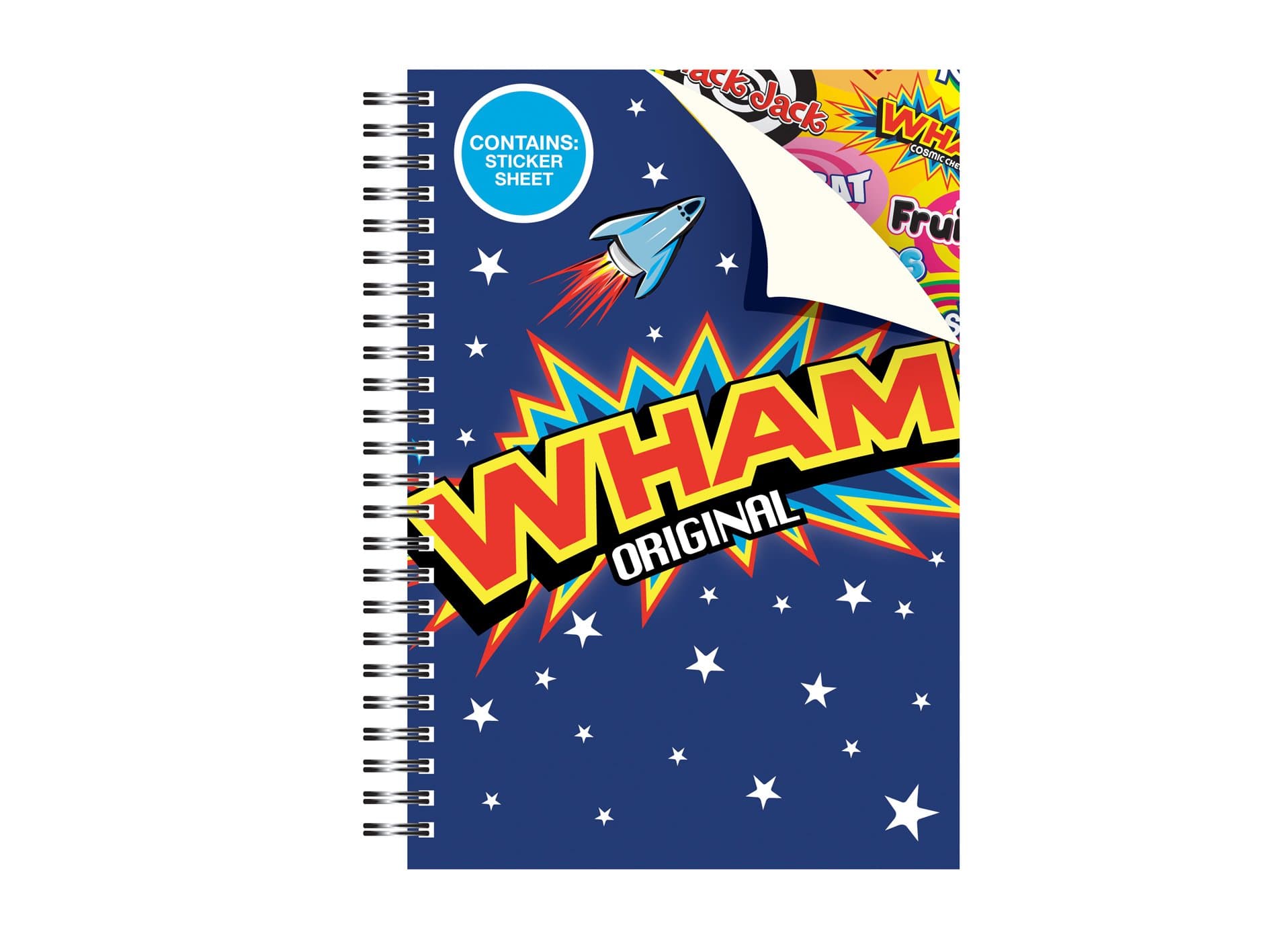 Candy Land Tangerine Soft Cover Notebook, Blue, A5