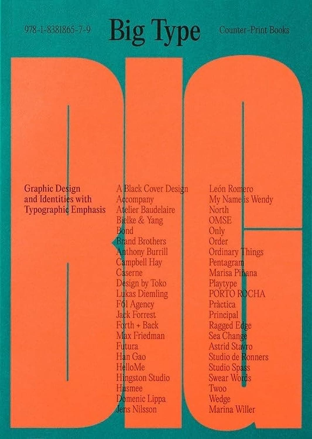 Big Type: Graphic Design and Identities with Typographic Emphasis Paperback – 28 April 2022