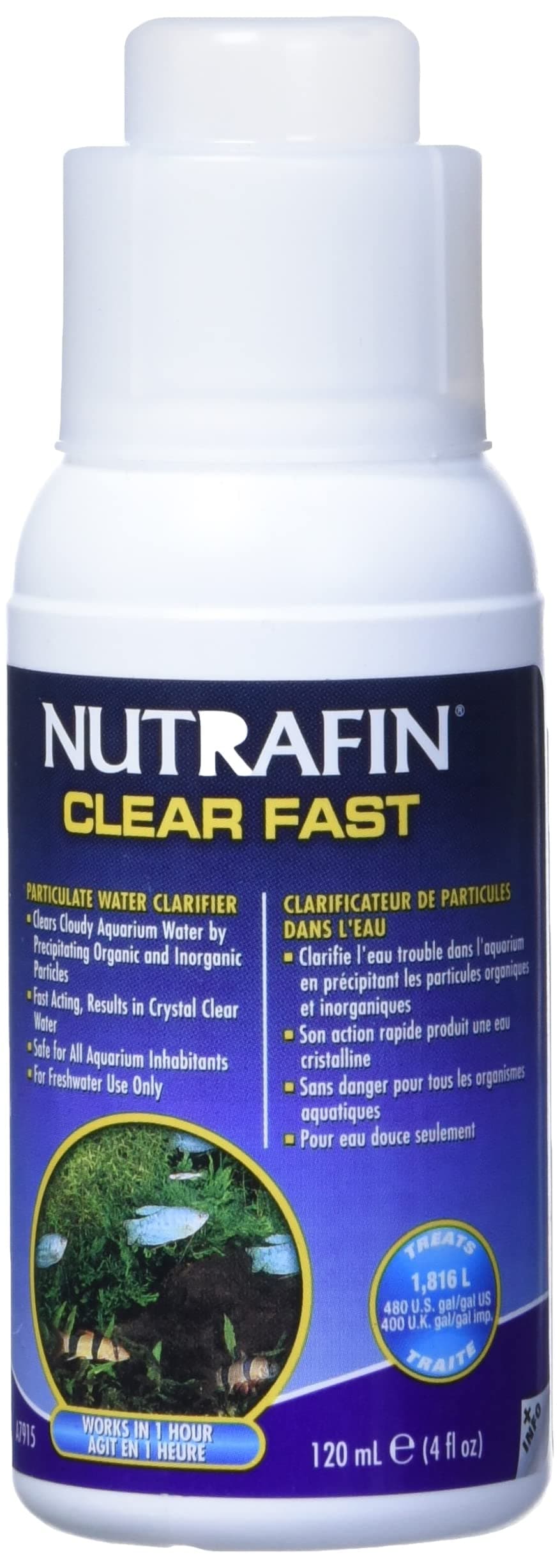 Nutrafin Clear Fast Aquarium Treatment 120 ml