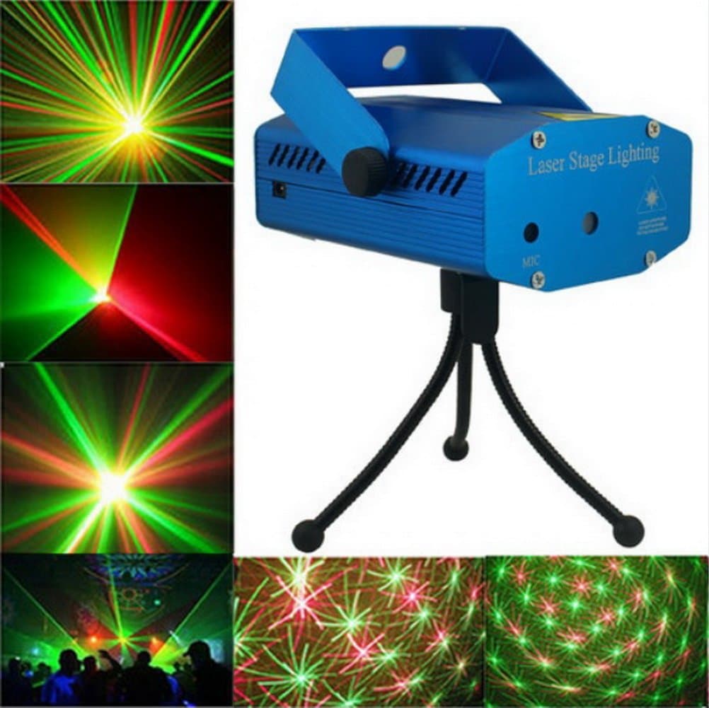 Light Stage Xmas Party Mini Projector Disco Lighting Show Model 007