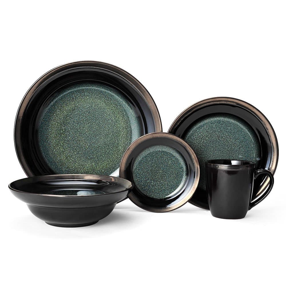 Gourmet Basics Jade Dinnerware Set (60 Piece)