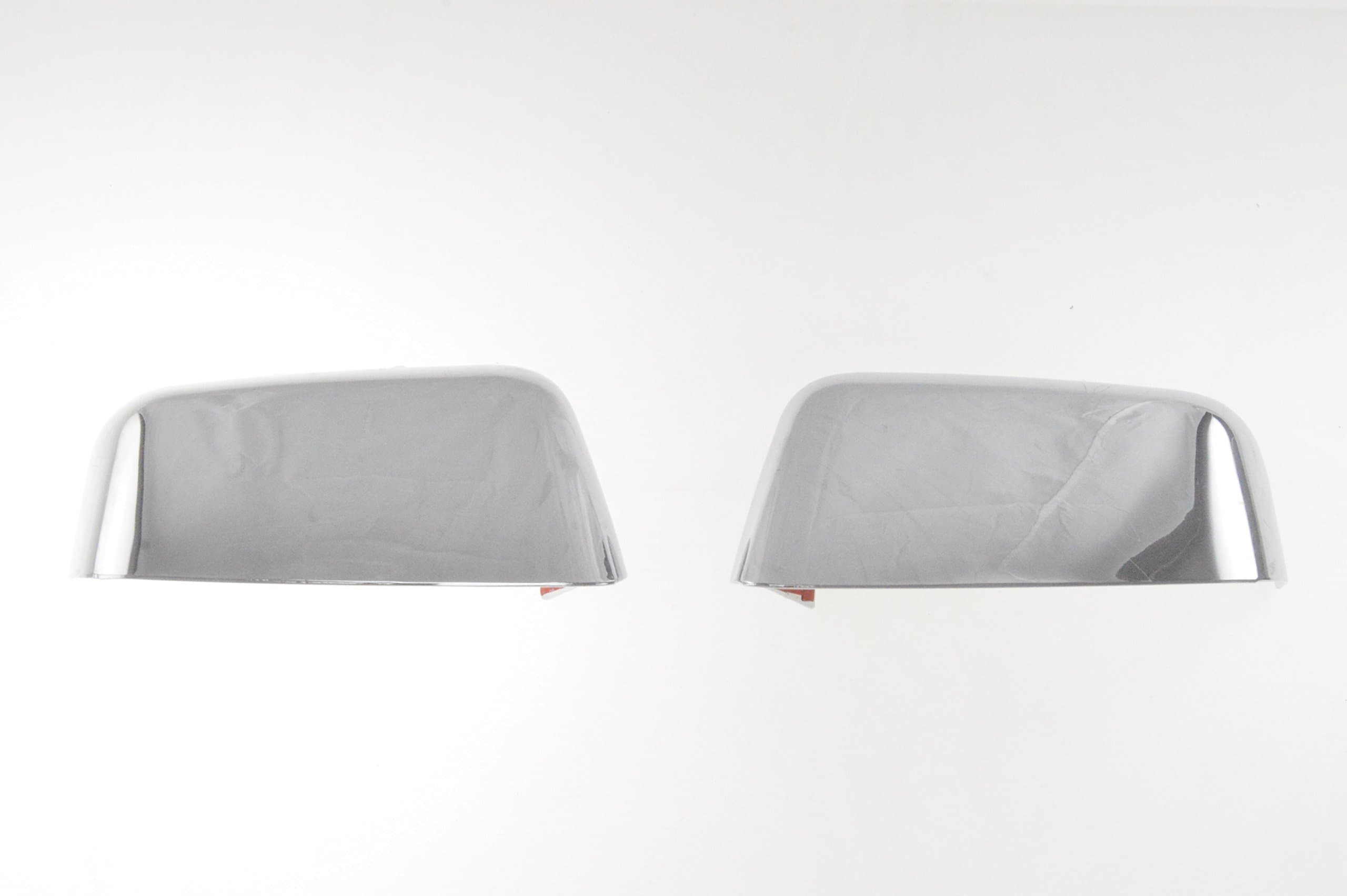 Rear-View Side Mirror Chrome Cover Overlay Accessory, Fits 07-11 Ford Edge and 07-12 Lincoln MKX, Chrome Finish (2-Piece)