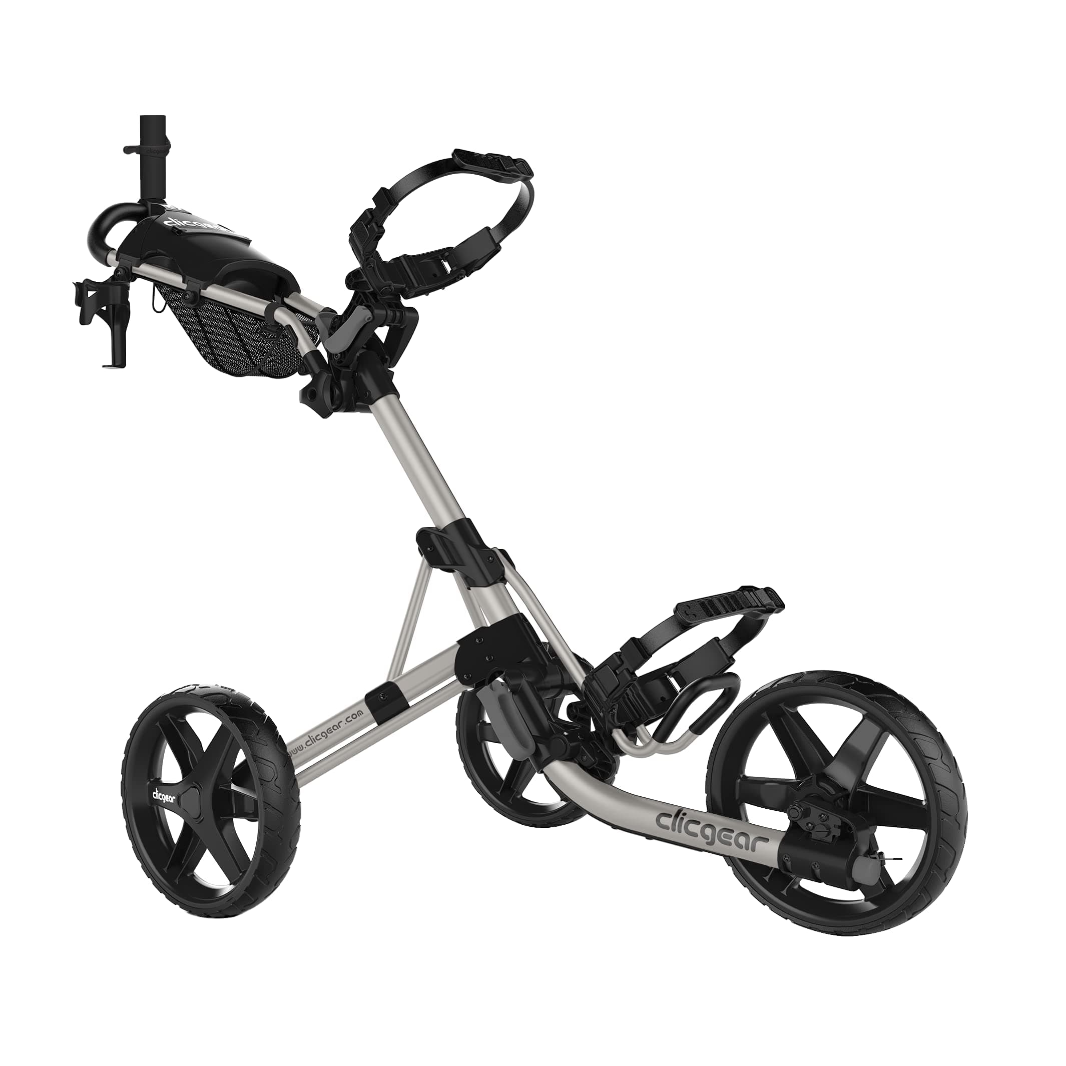 Clicgear Model 4.0 Golf Push Cart, 3-Wheel Foldable Walking Golf Cart