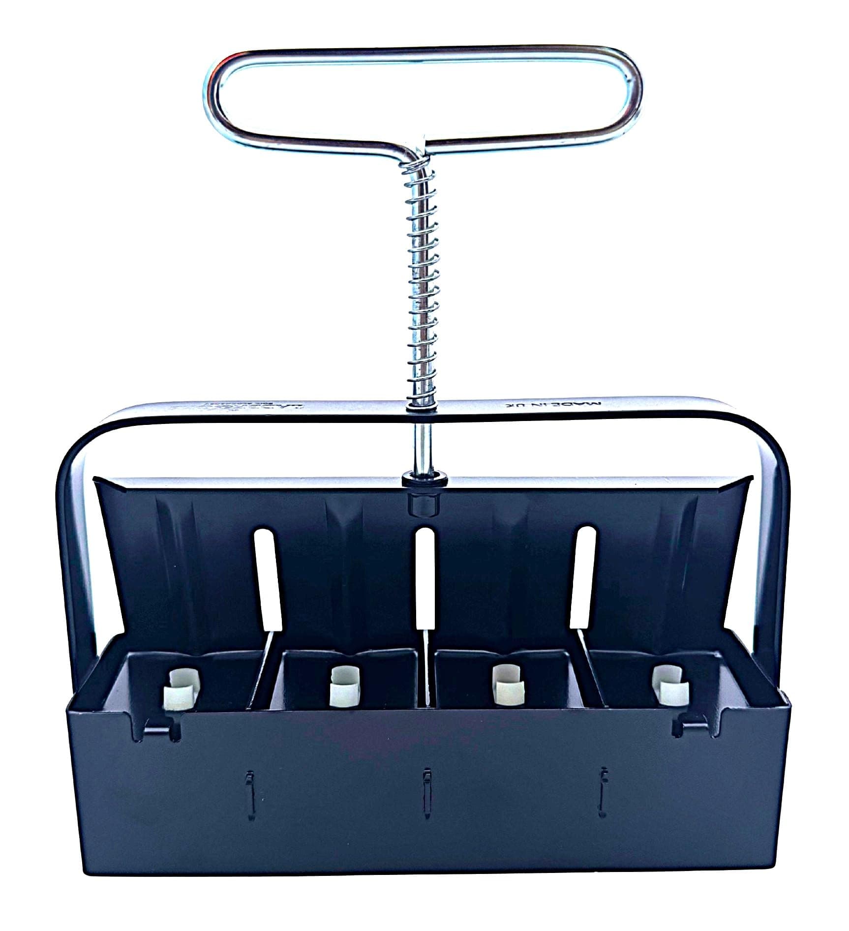 Ladbrooke Authentic Soil Block Maker Mini 4 Hand Held - Most Popular Soil Blocking Tool, Made in England