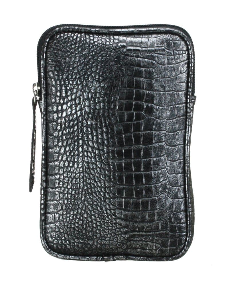 Cofi - Silver Vintage - Ipad Mini and Kindle Case Made From Genuine Leather