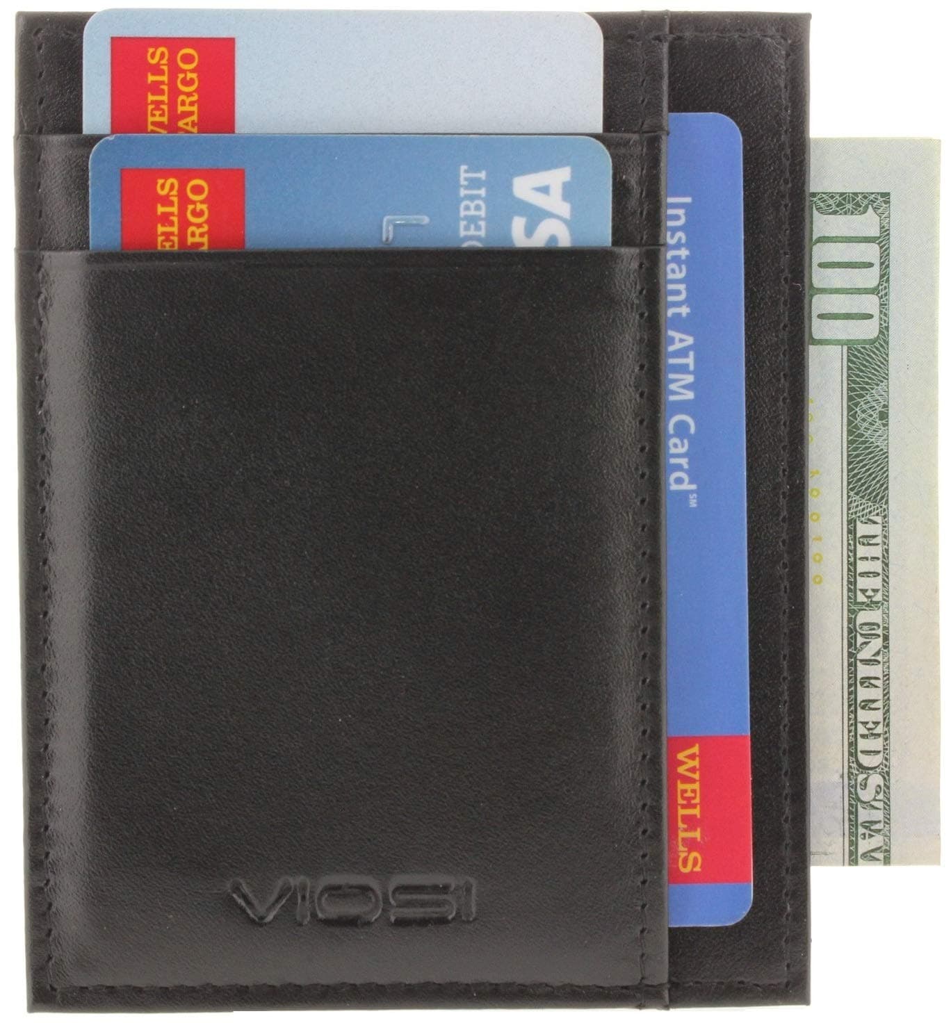 Viosi Minimalist Wallets for Men - RFID Blocking Front Pocket Card Holder