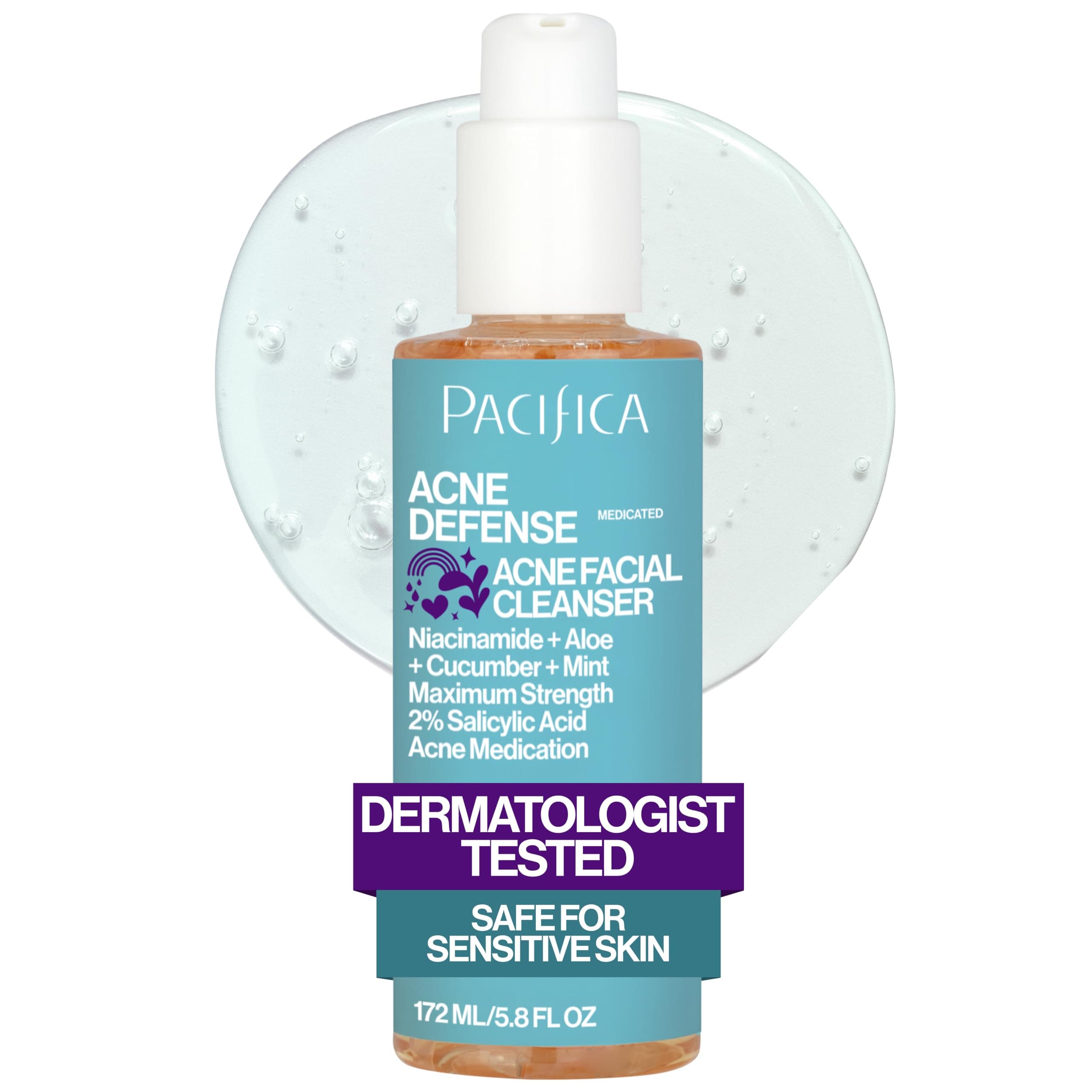 Pacifica, Face Wash Acne Defense, 5.8 Fl Oz