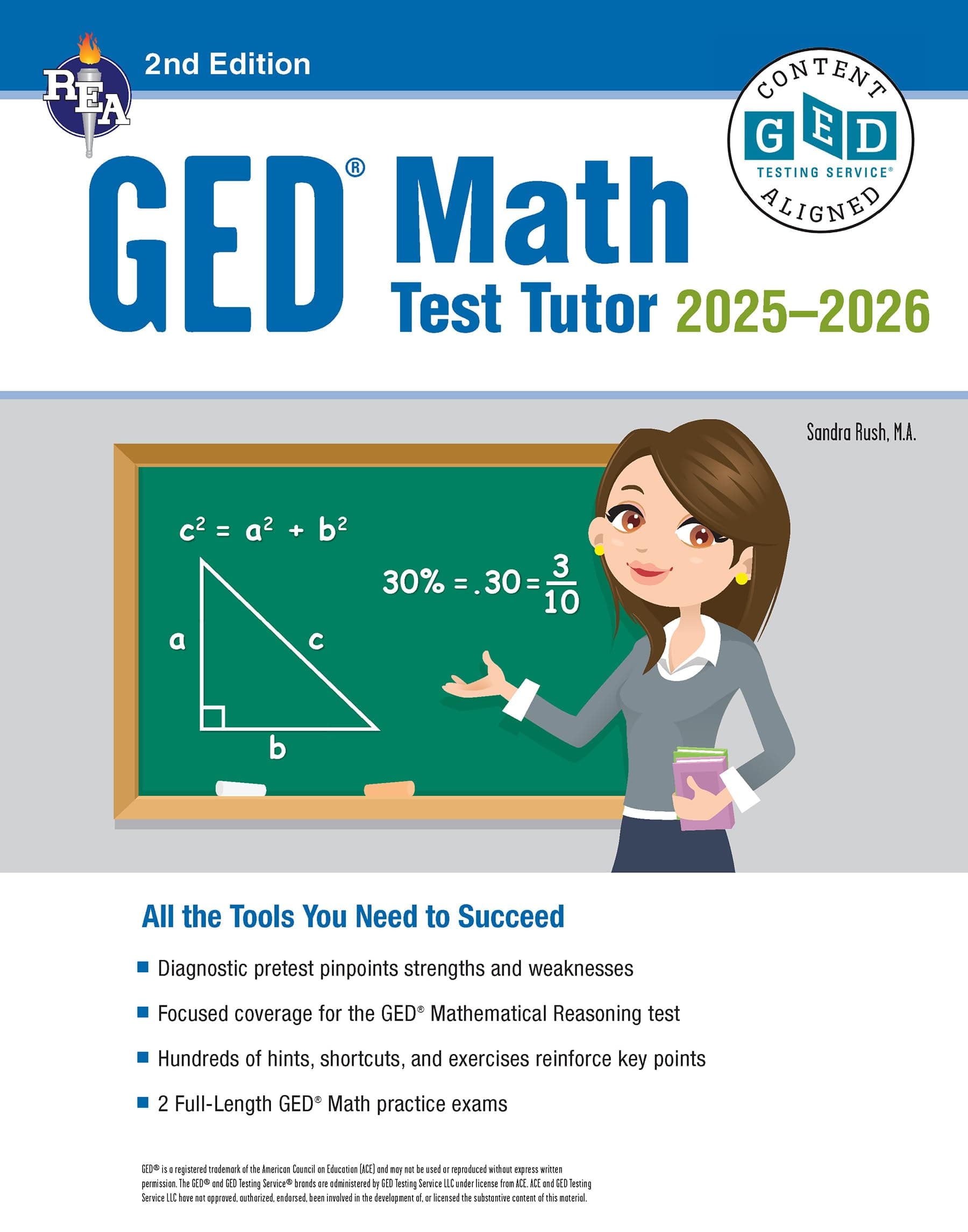 GED Math Test Tutor, For the 2025-2026 GED Test: Certified GED Aligned Prep (GED® Test Preparation)