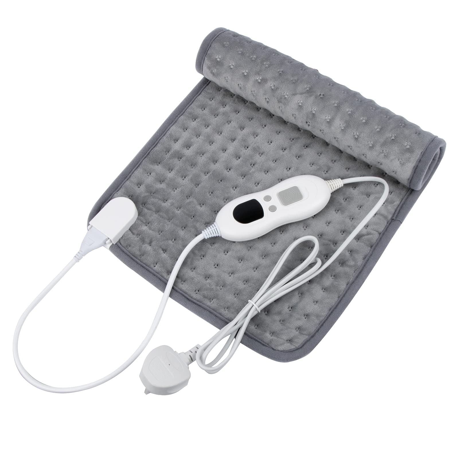 Heating Pad For Neck & Back Relieve Fatigue, Fast Heating Pad with Adjustable Temperature and Time, Micro-Fleece Soft Fiber