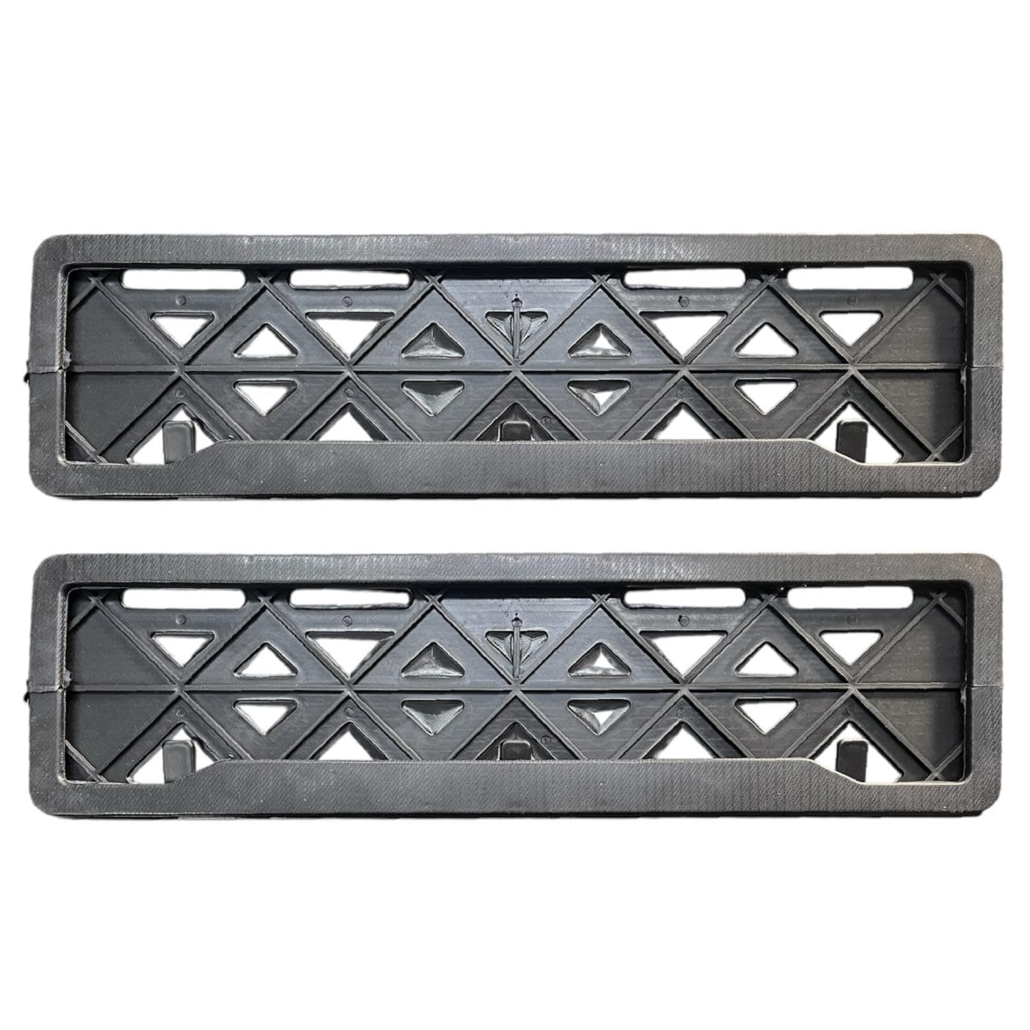 Aksmit High Security Registration Car Number Plate Frame | HSRP Car Number Plate Cover (Front & Rear) | IND Number Plate Frame | Standard Size (51 x 14 cm) for Universal License Plate Covers