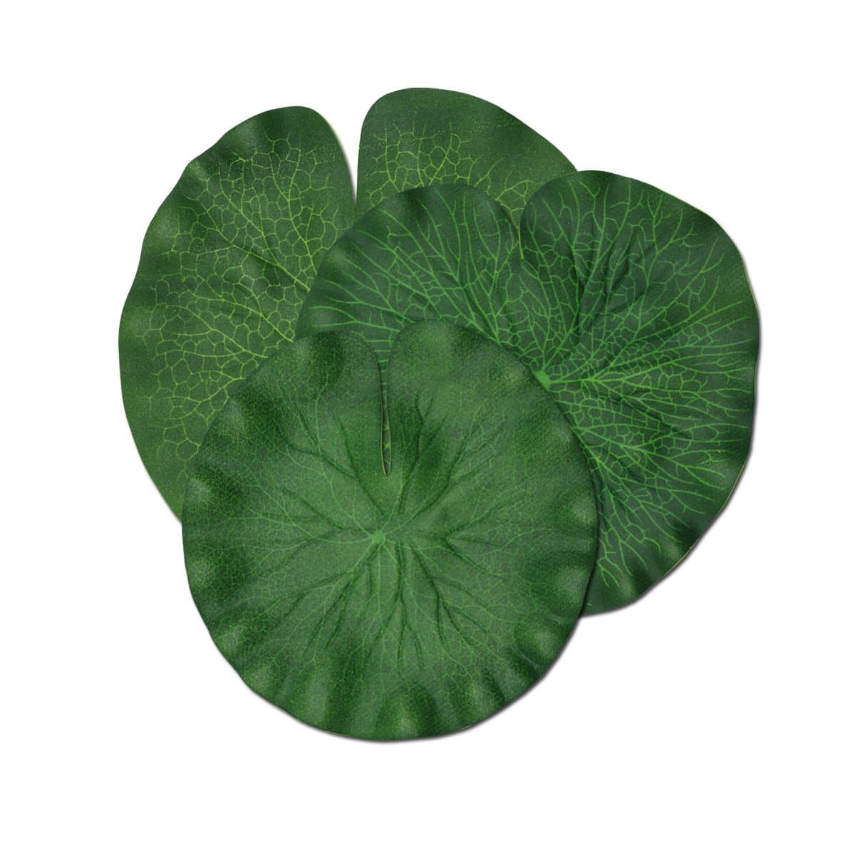 Artificial Lotus Leaf Floating Foam for Pond Pool Tank Artificial Foliage aquarium Decor Pack of 3 (15cm+17cm+20cm, Pack of 3)