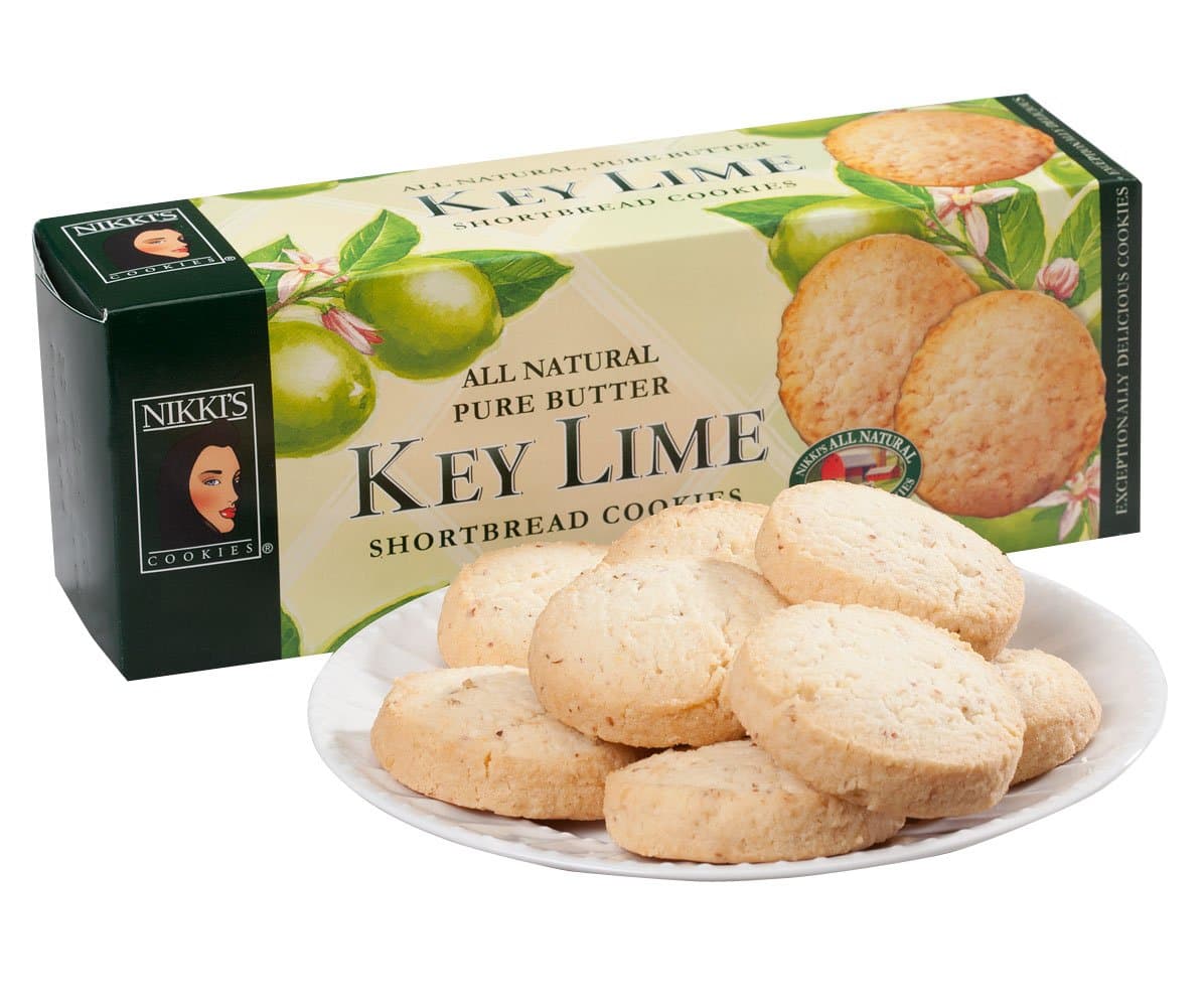 NIKKIS COOKIES Key Lime Shortbread Box, 5.7 OZ