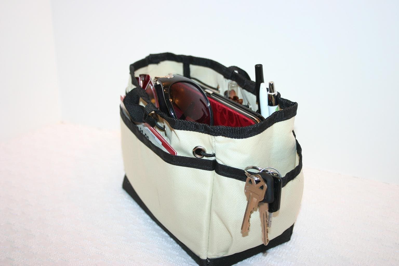 Kwiki Purse Insert Organizer KHAKI Medium by BagnBasket