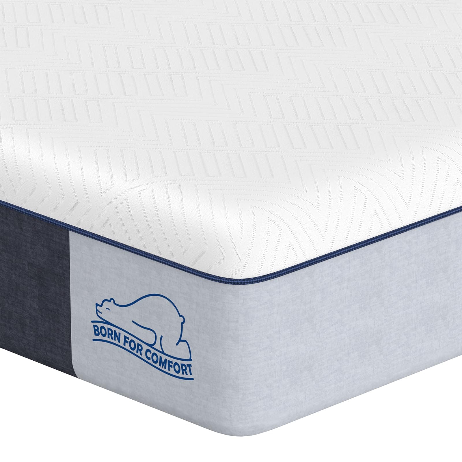 wowttrelax Small Double Mattress 4ft, 8 Inch Small Double Memory Foam Mattress, Medium Firm with Soft Fabric Fire Resistant Barrier, Removable cover small double bed mattress 120x190x20cm