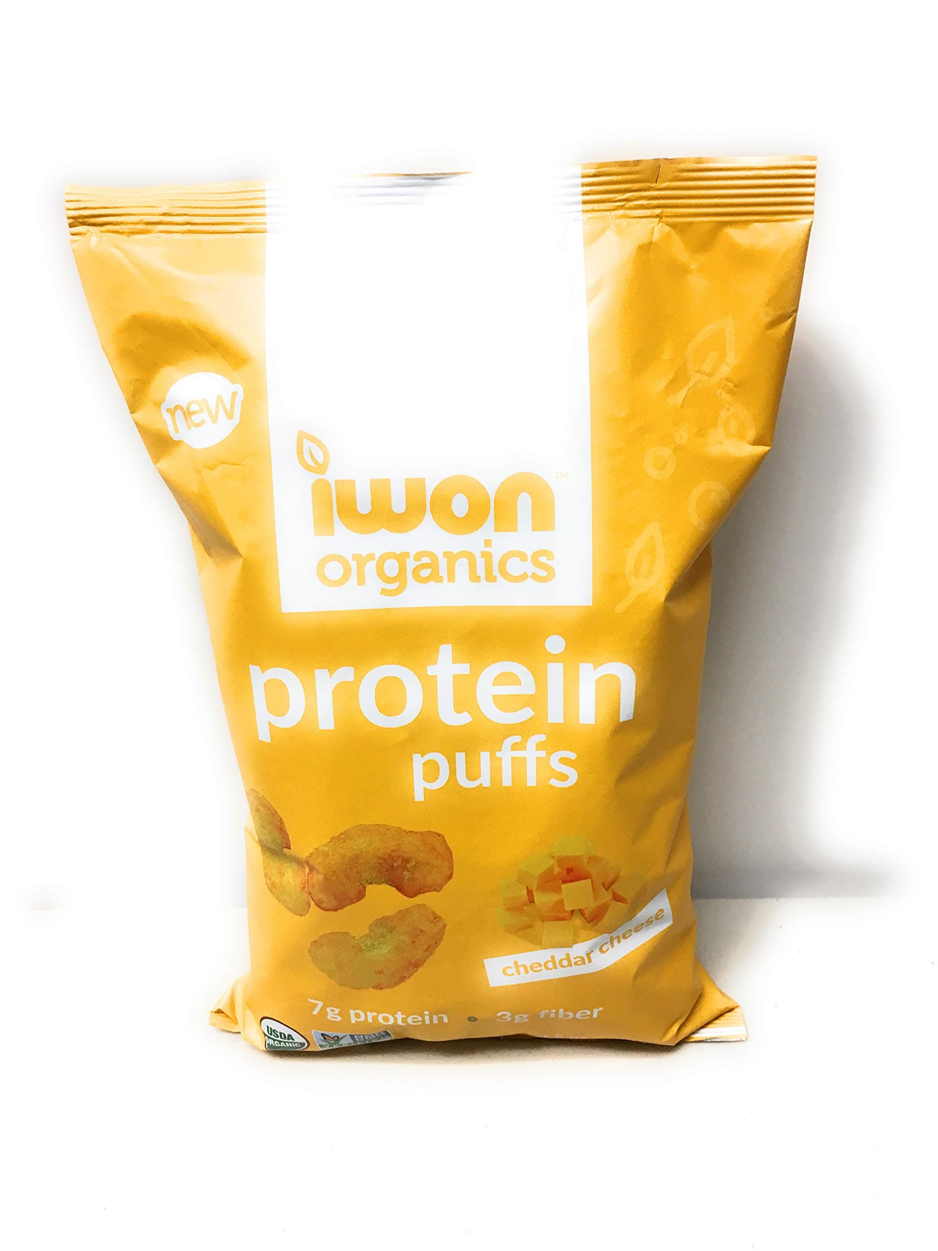 CHEDDAR CHEESE Flavored Organic Protein Puffs