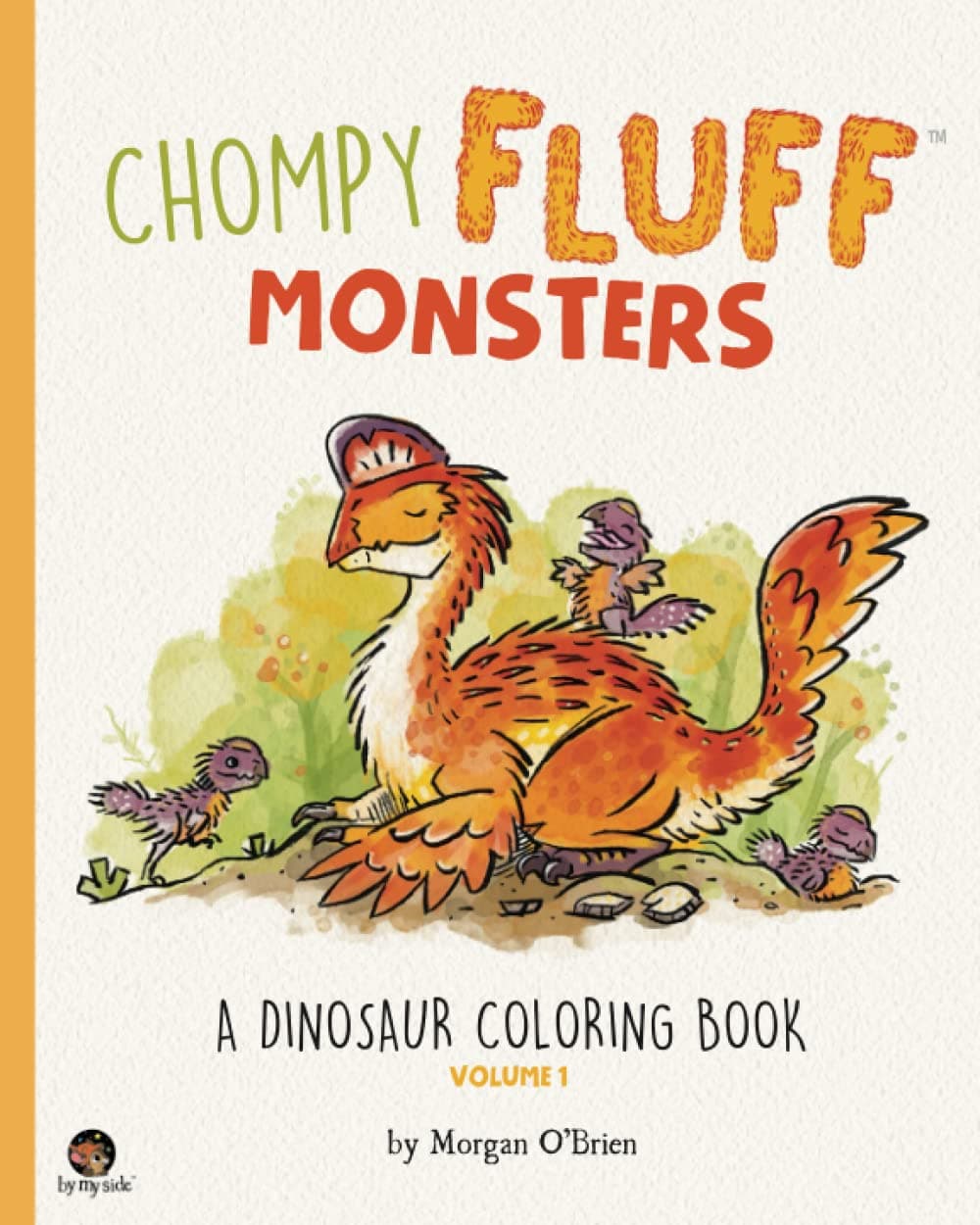 Chompy Fluff Monsters: A Dinosaur Coloring Book - Volume 1