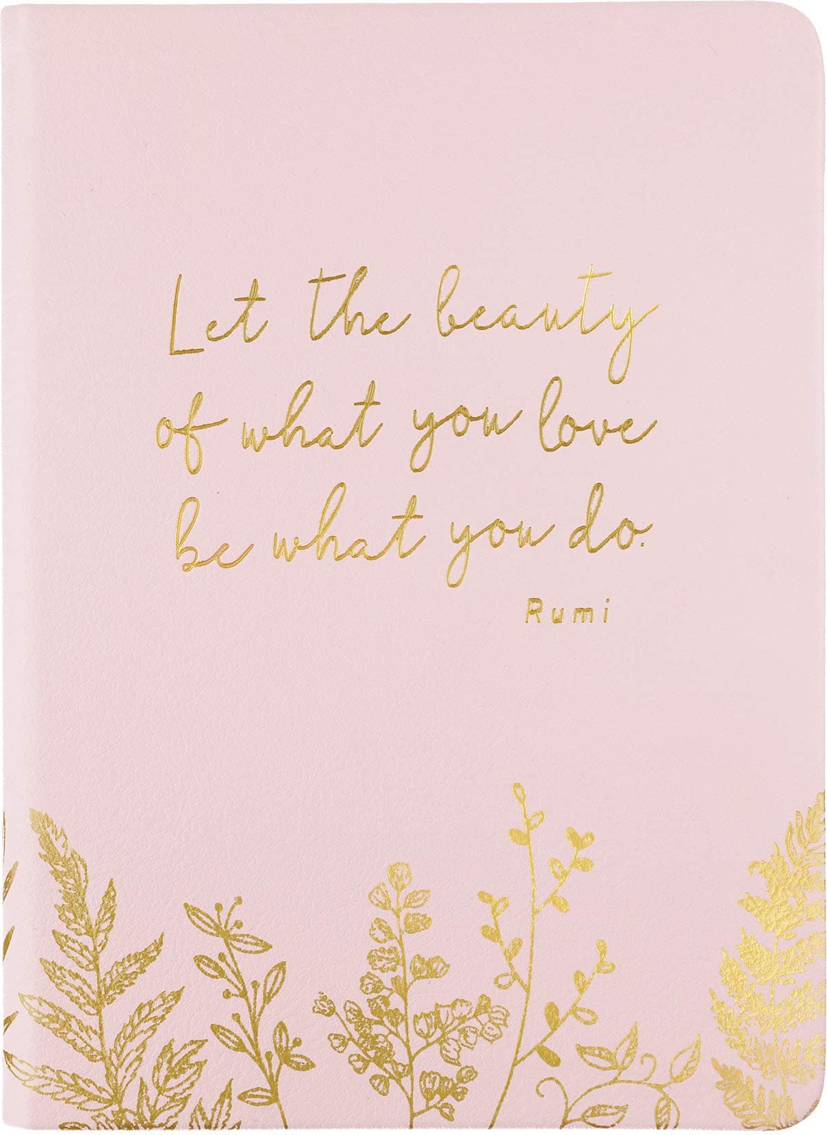 Eccolo Rumi Writing Journal, 256 Lined Page Notebook, Faux Leather Cover