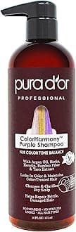 16 Oz ColorHarmony Purple Shampoo For Bleached, Blonde, Silver & Color Treated Hair - Keratin, Bamboo Fiber, No Sulfates, Select Natural Ingredients - Men & Women