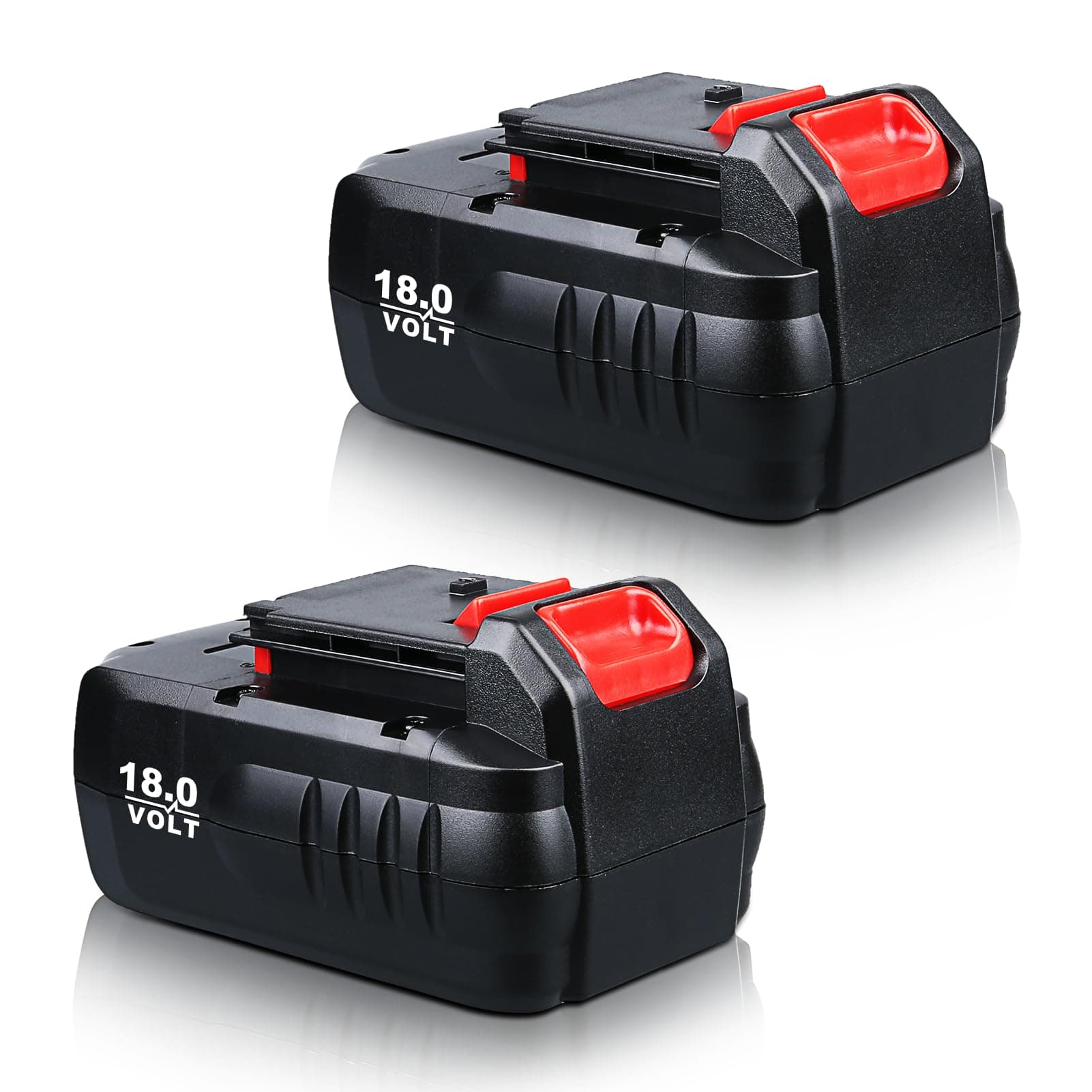 2 Pack PC18B 18V 4800mAh Ni-Mh Replacement for Porter Cable 18V Battery PCC489N PC18BLEX, Compatible with Porter Cable Charger PCMVC PCXMVC