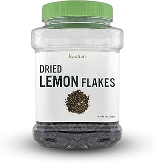 - Kashan Dried Lemon Flakes, Lime, Limoo Omani, Great For Cooking and Food & Tea Flavoring. Aromatic Seasoning 8oz (226g)
