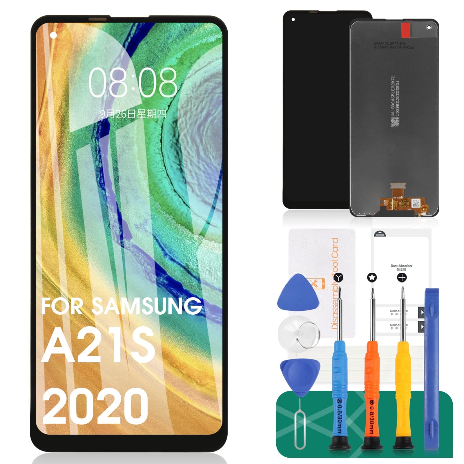 For Samsung Galaxy A21s Screen Replacement For Samsung A21s LCD Screen A217 LCD Display SM-A217F Touch Digitizer Assembly SM-A217M,SM-A217N Repair Kits