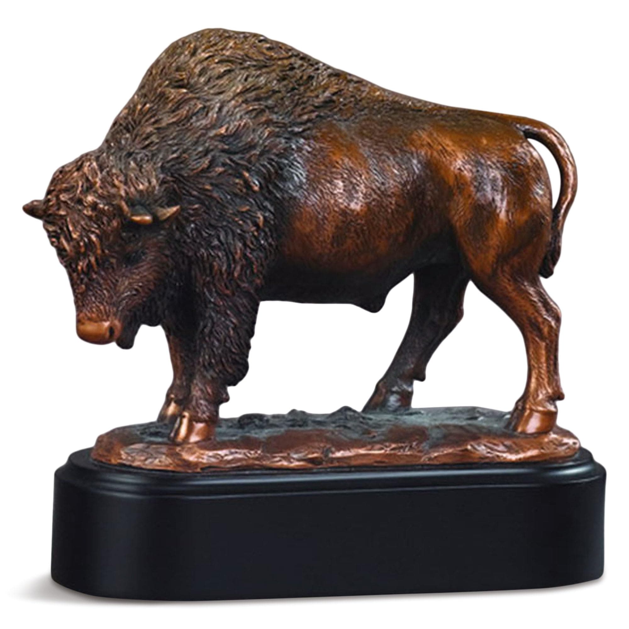 - Proud Buffalo Statue - Bronze Finish