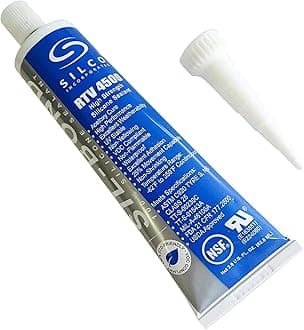 RTV 4500 FDA Grade High Strength Silicone Sealant (Clear,2.8fl. oz)
