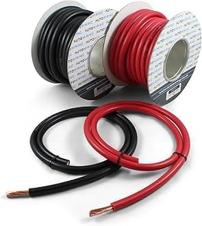 Automotive Hi-Flex 170 Amp 25mm² 4 AWG Battery/Starter/Inverter/Welding PVC Cable Wire (Red, 10 Metre)
