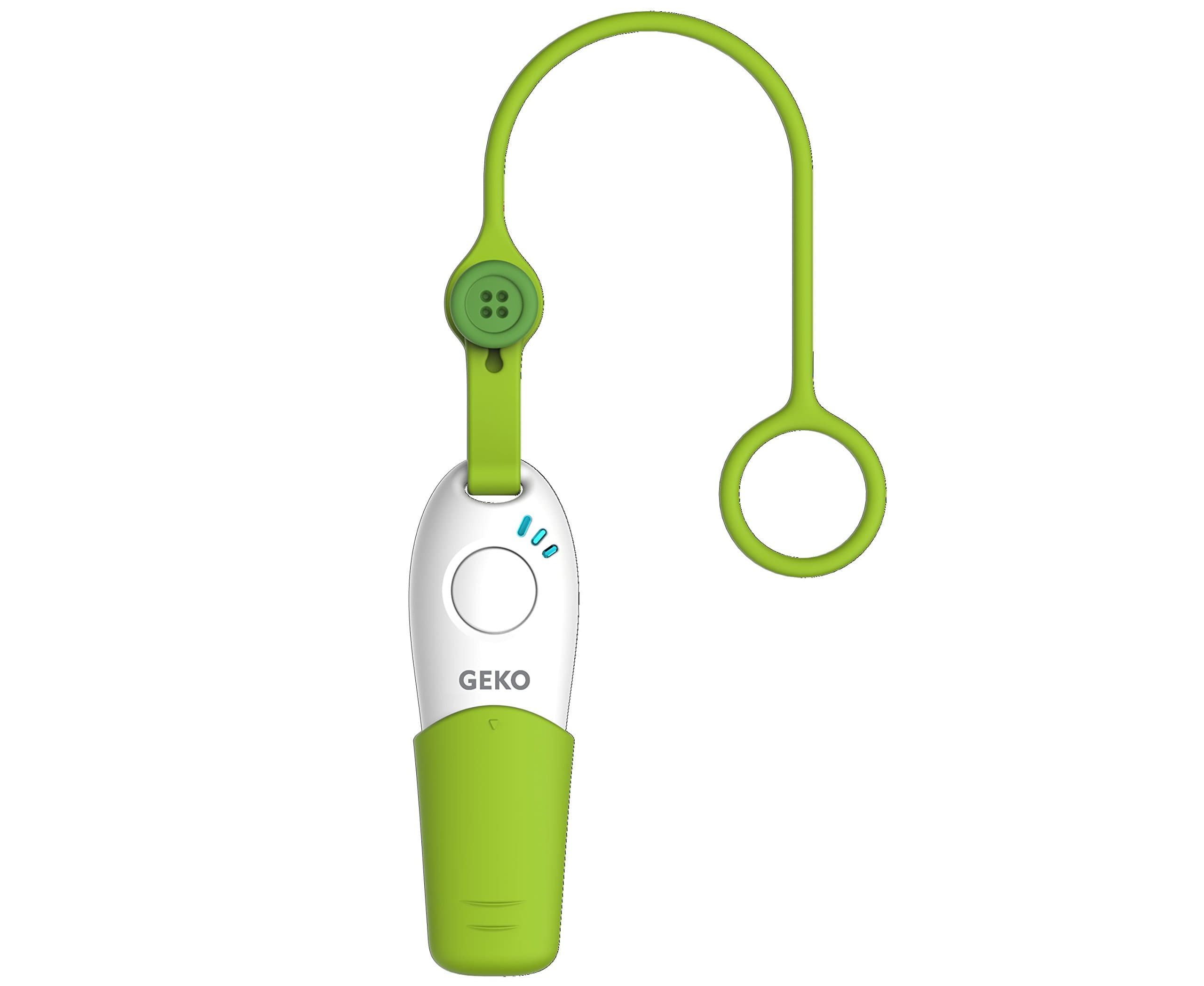 GEKO Smart Whistle POWERED by WISO, Emergency Location Tracking, Automatically notification via Texts, Emails, Voice Recording, Personal Safety Device for people you love (Lime Green)