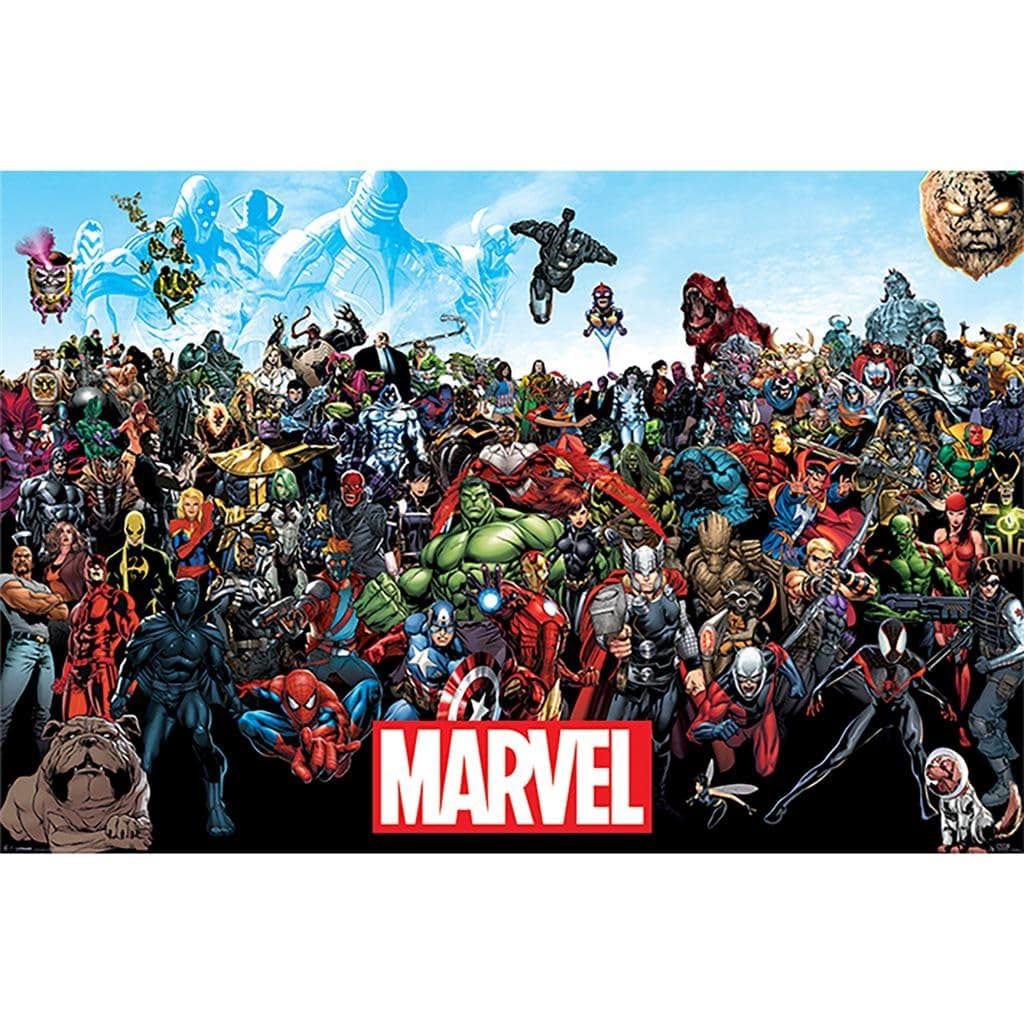 Pyramid International Marvel Comics Maxi Poster (Universe Design) 61cm x 91.5cm - Official Merchandise ​for Living Room