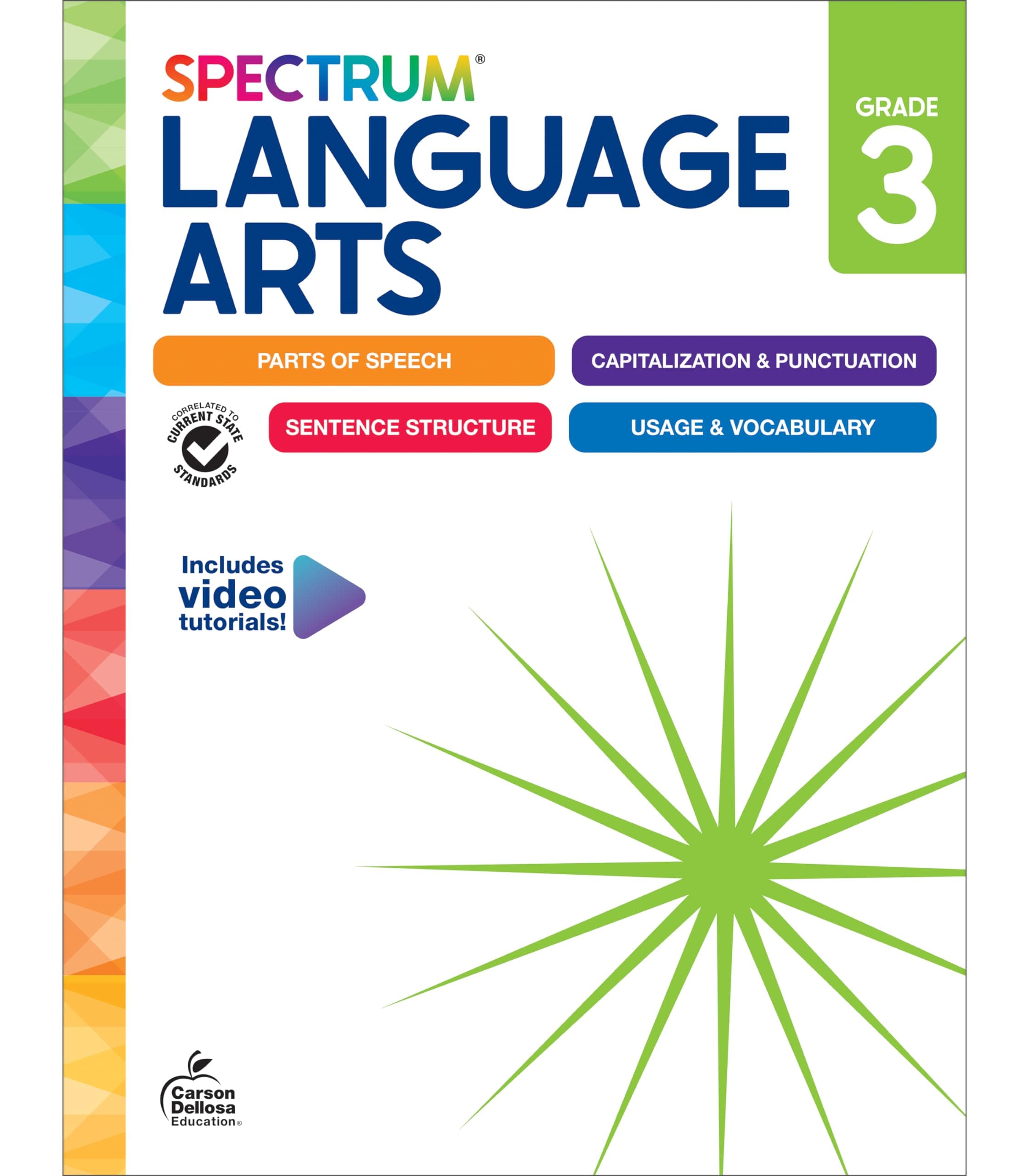 Spectrum Language Arts Workbook - Grade 3 - NEW