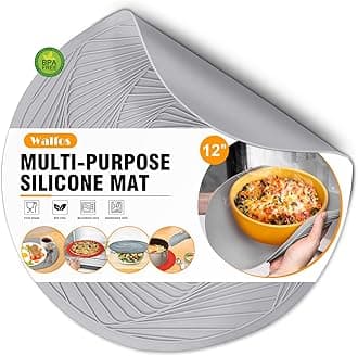 12" Grey Microwave Mat