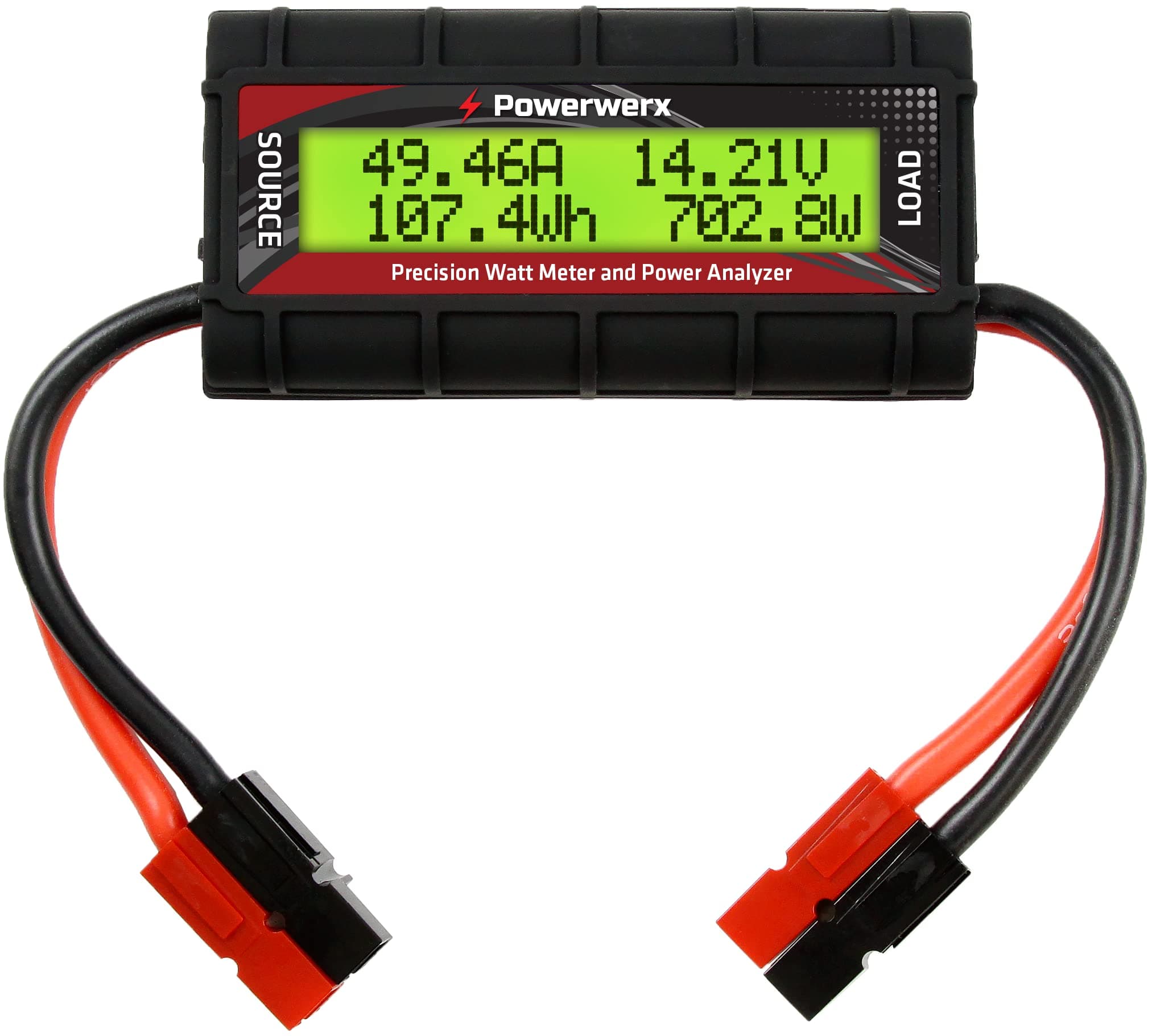 Watt Meter-PP, DC Inline Power Analyzer, 45A Continuous, 12 Gauge with Anderson Powerpole Connectors