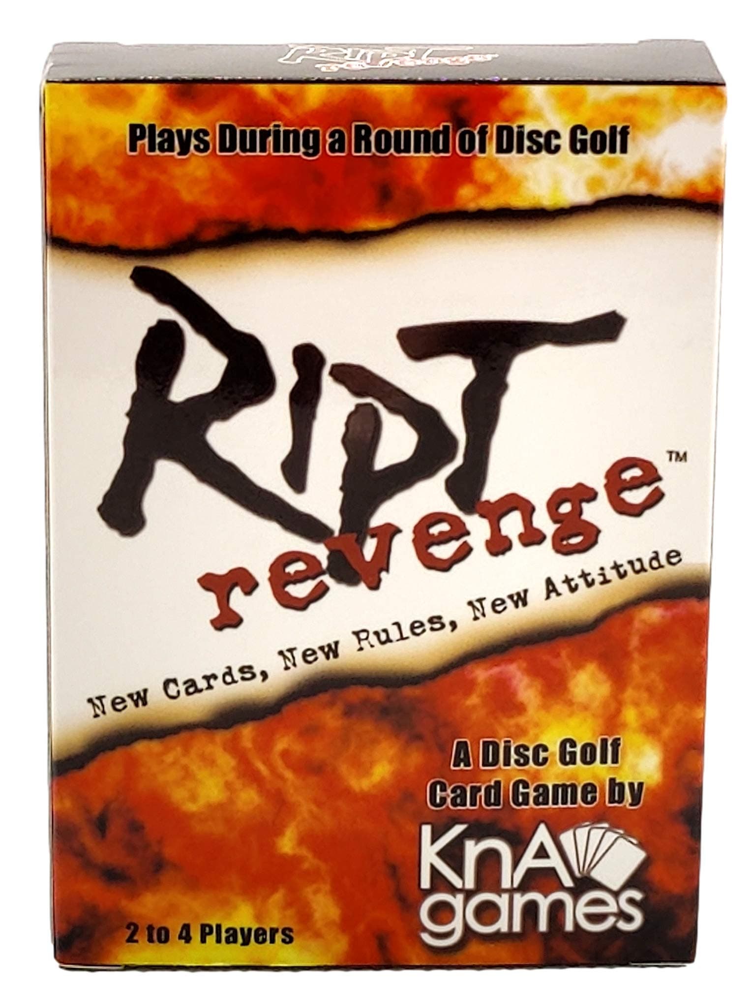 HYZER HOUND DISCS Ript Revenge Golf Card Game | Fun Golf Game | Plays During a of Golf | Play for Skins or for Strokes | 2-4 Players | Pack of 52 Cards