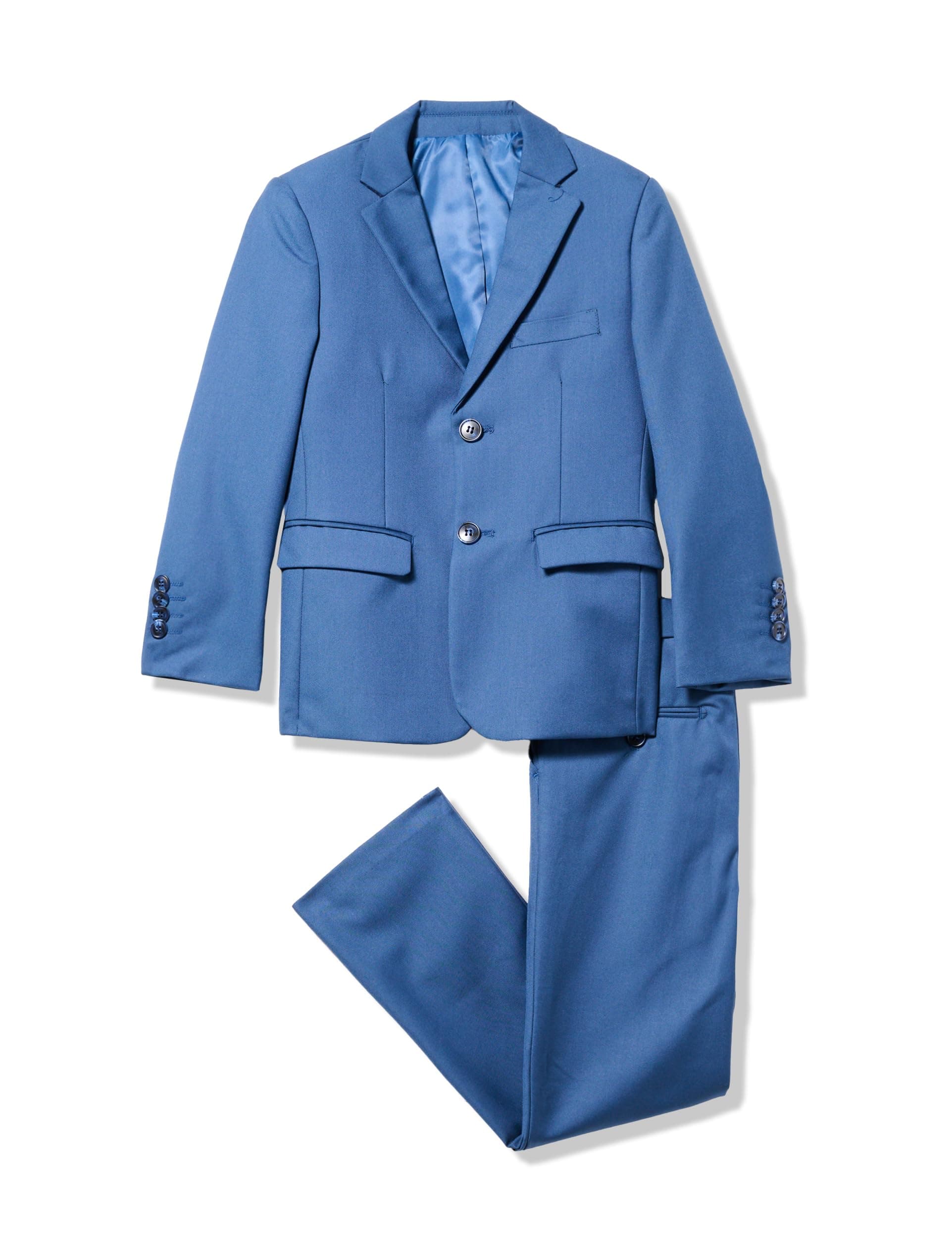 Boys' Isaac Mizrahi Boys' Slim Fit Solid 2pc Suit