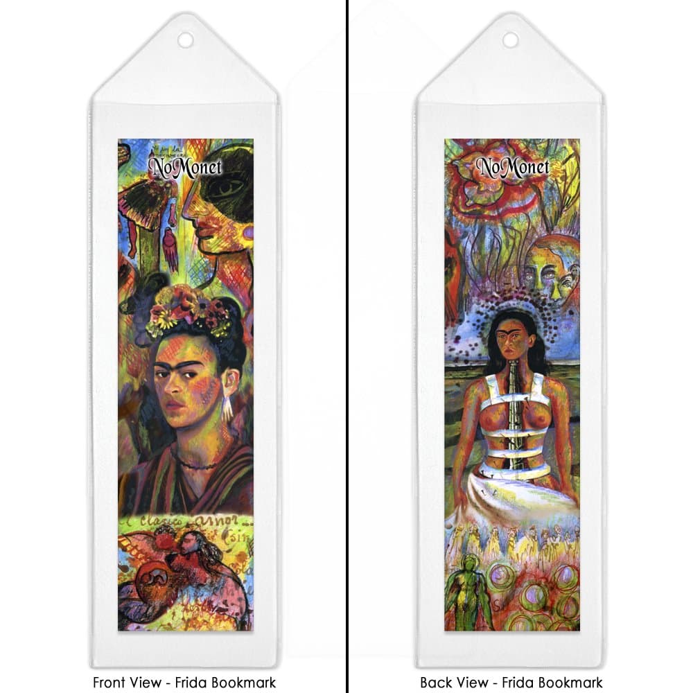Frida Kahlo Plastic Bookmark in Plastic Case